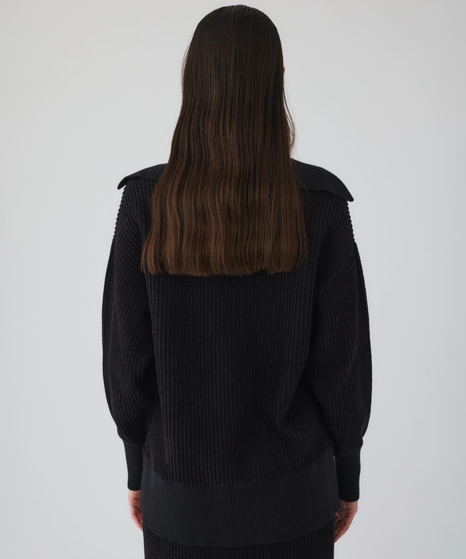 Basic coller rib pullover RIM.ARK