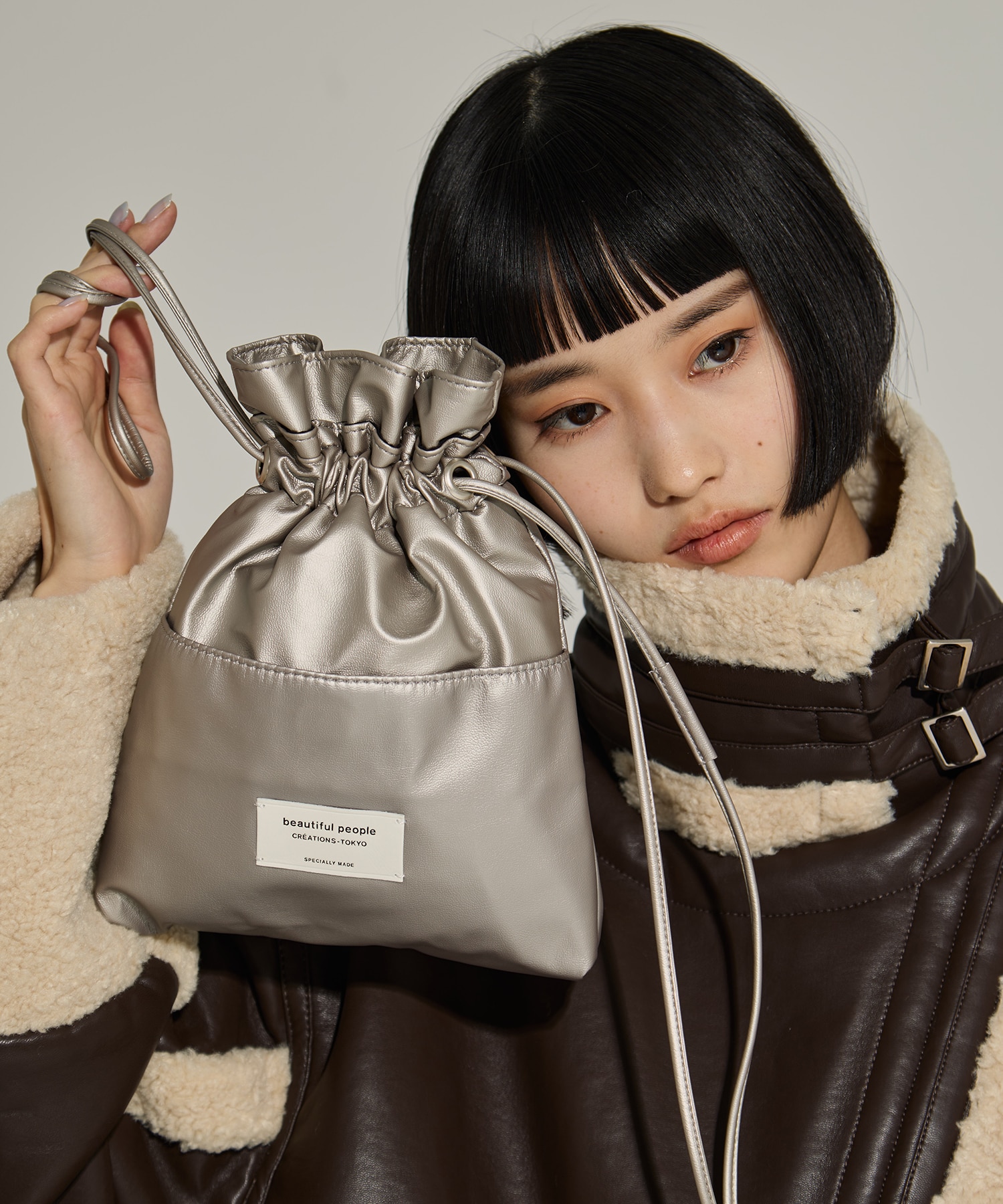 別注2wayショルダー巾着バッグ beautiful people