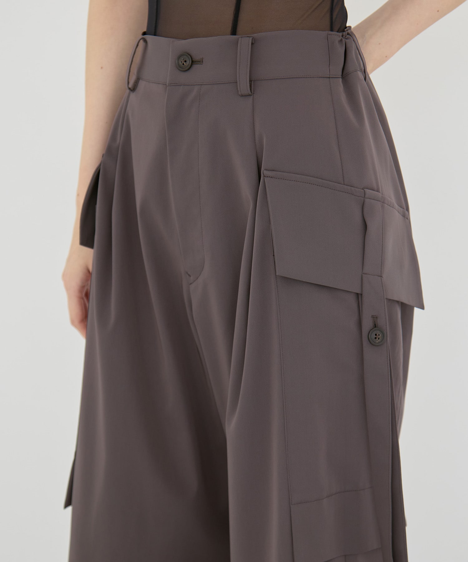 別注Wide-Leg Flap Pocket Pants UJOH