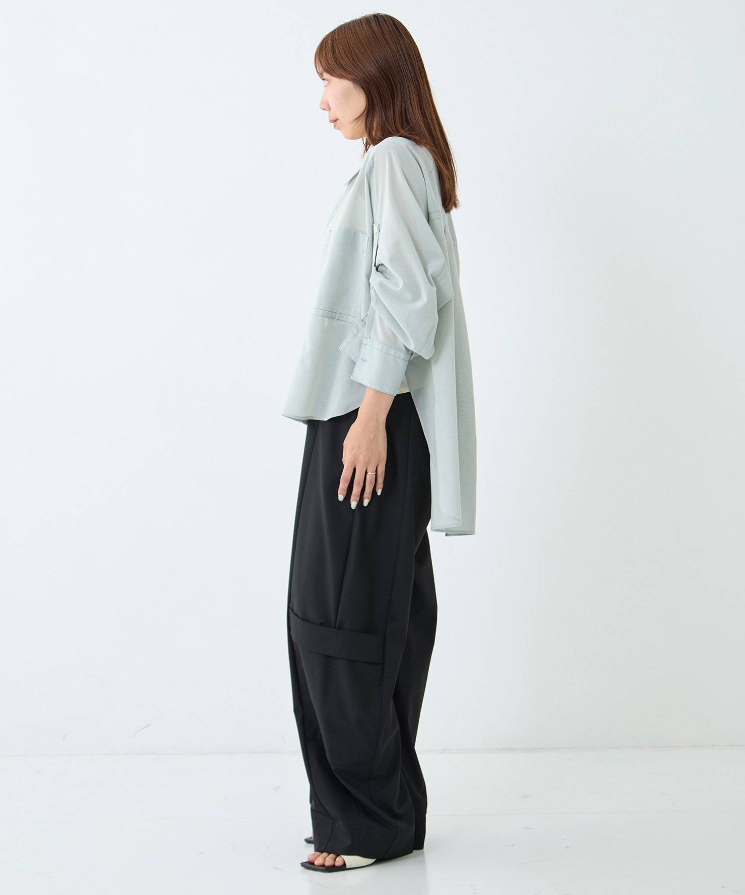 Matte Sheer Over Shirt STUDIOUS
