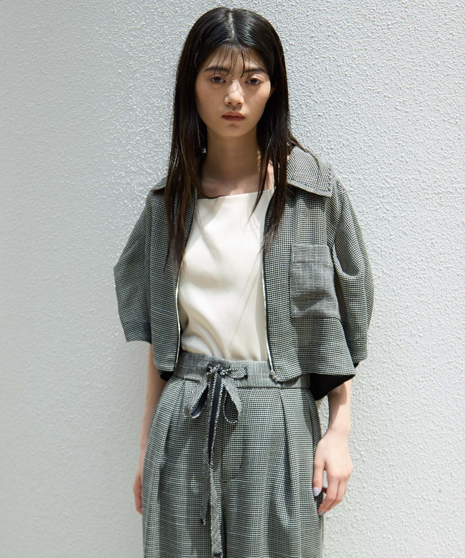 Washable Mesh Blouson STUDIOUS
