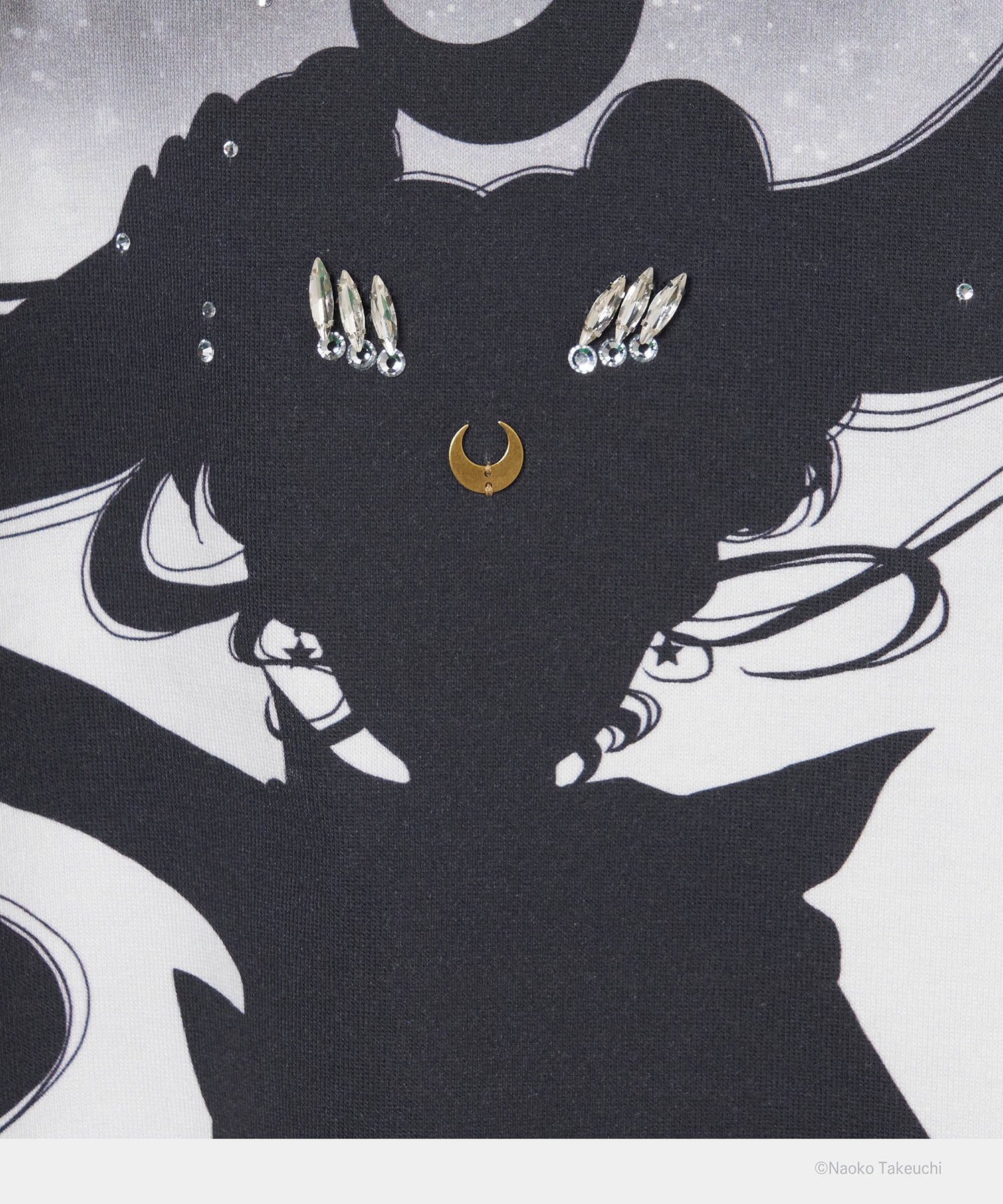 Sailor Moon silhouette bijou T-shirt tanakadaisuke