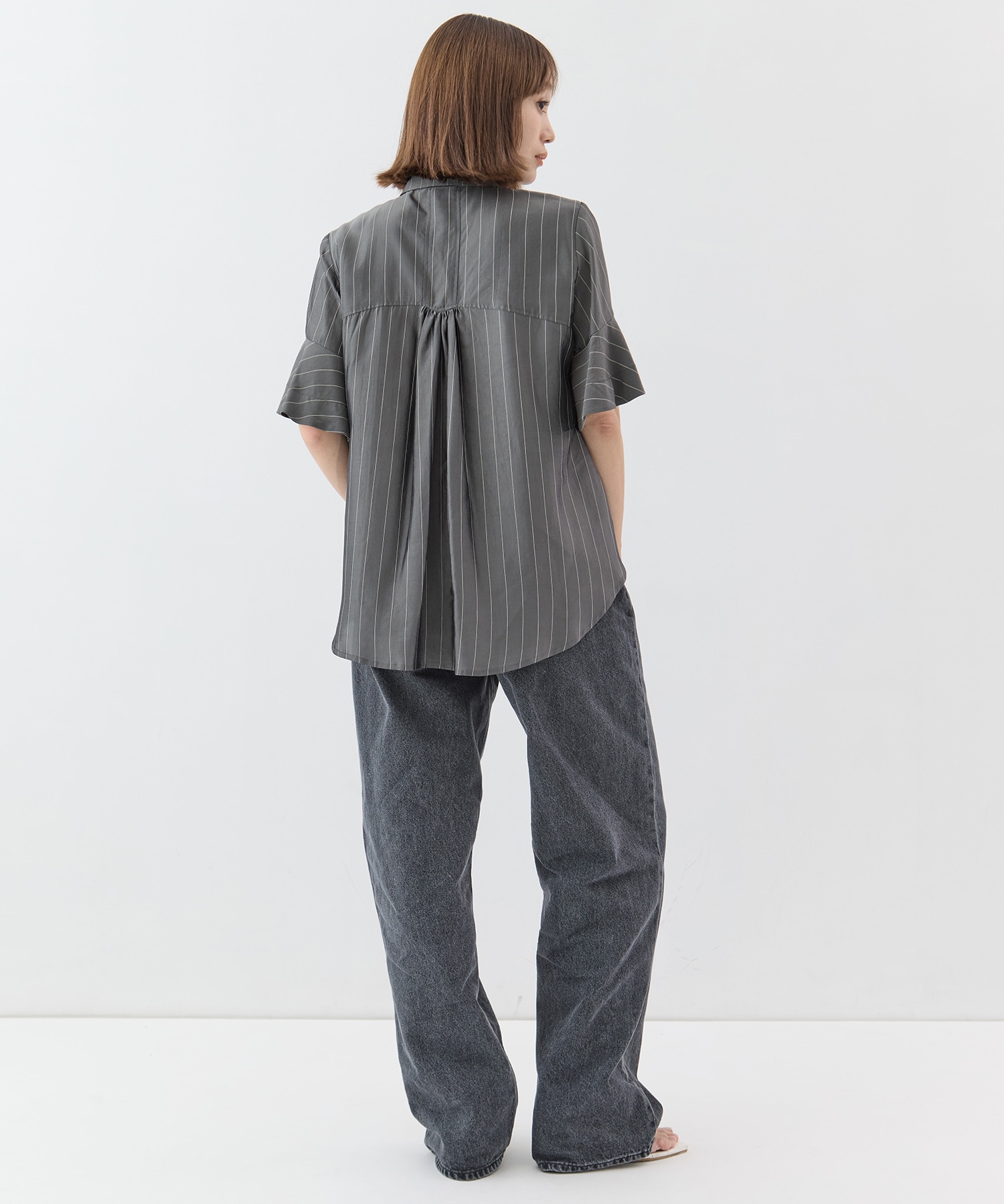 DOUBLE WAIST DENIM PANTS STUDIOUS