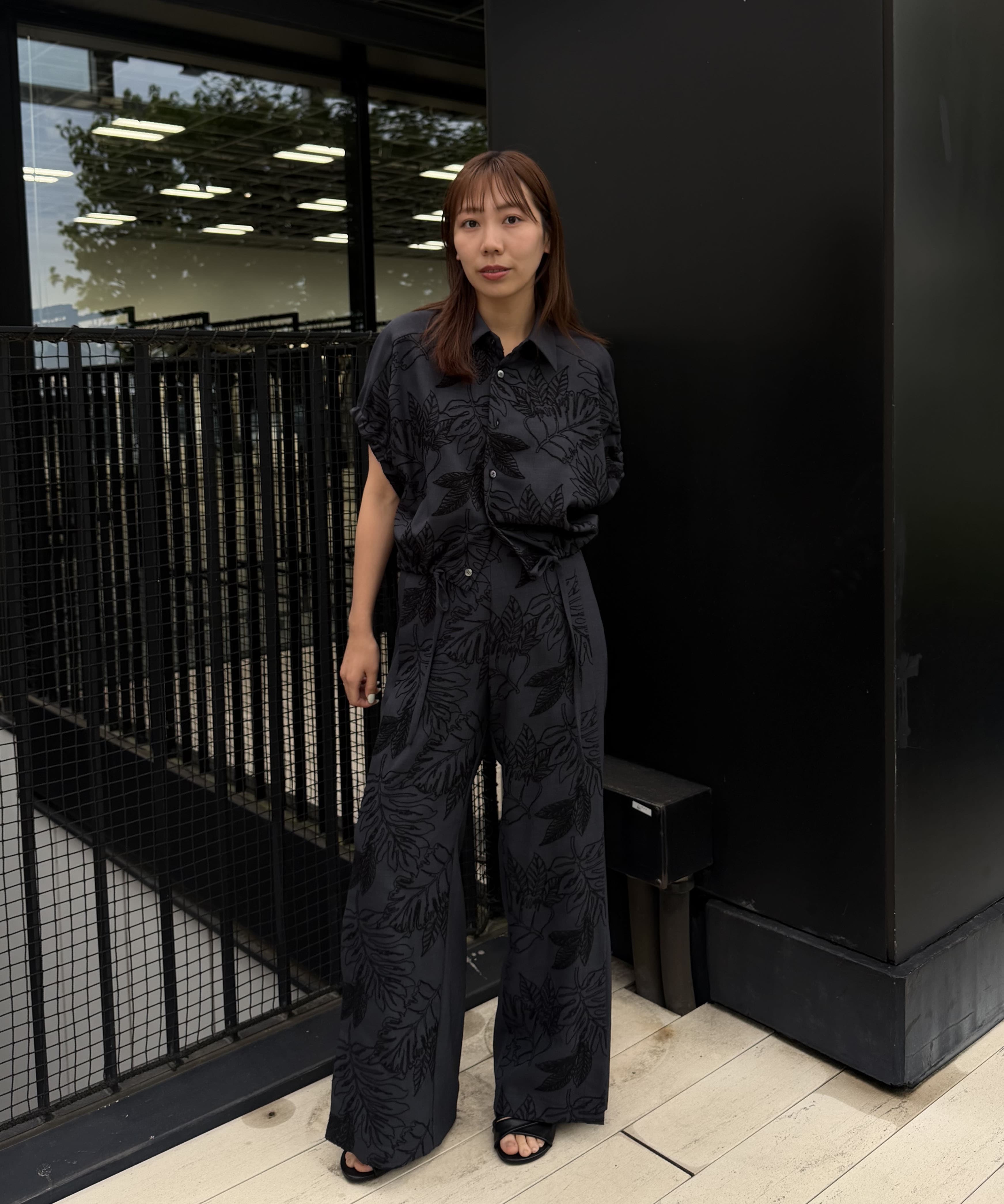 別注 FLOWER LACE POCKET PANTS UJOH