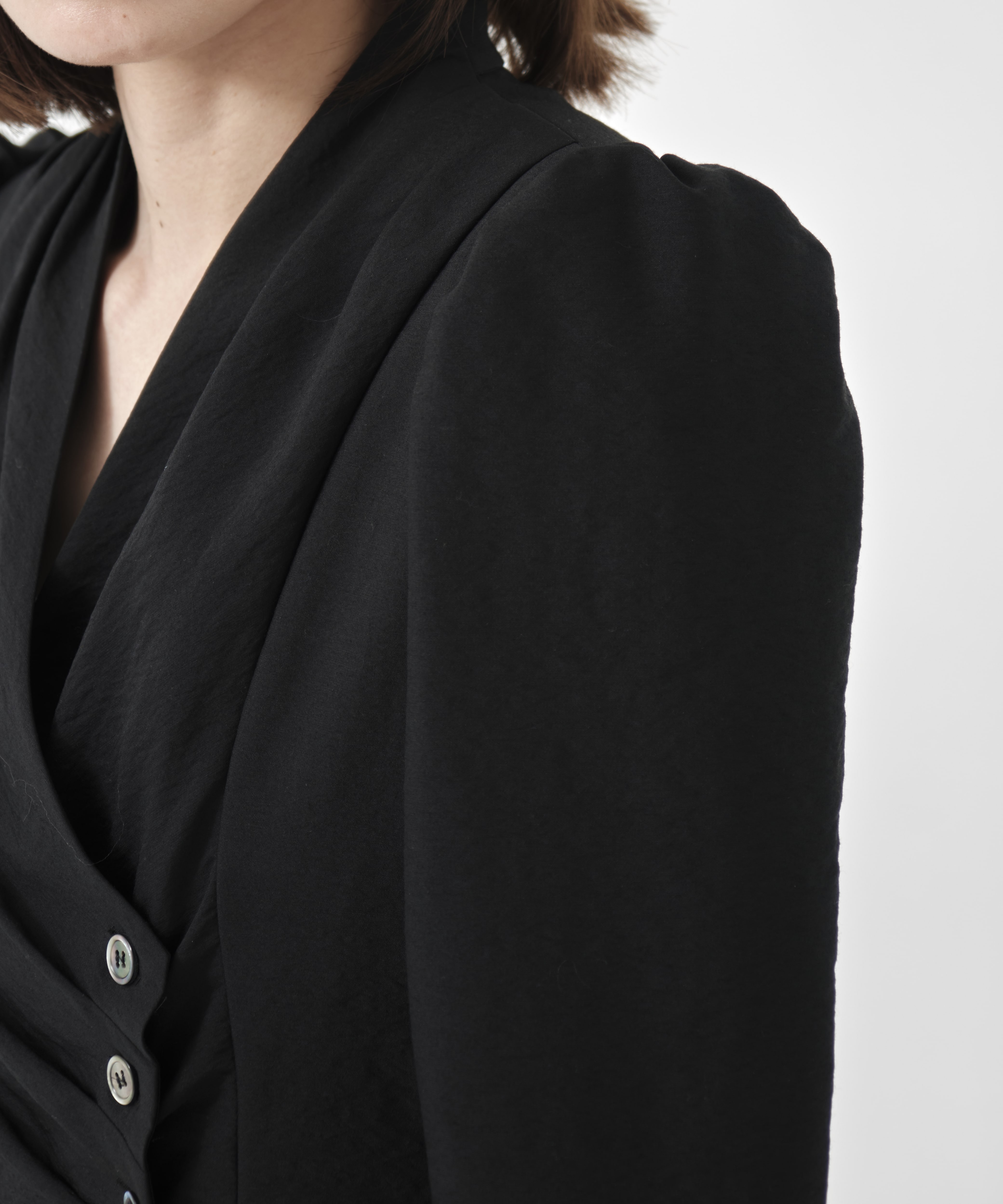 DRAPED WRAP JACKET FETICO