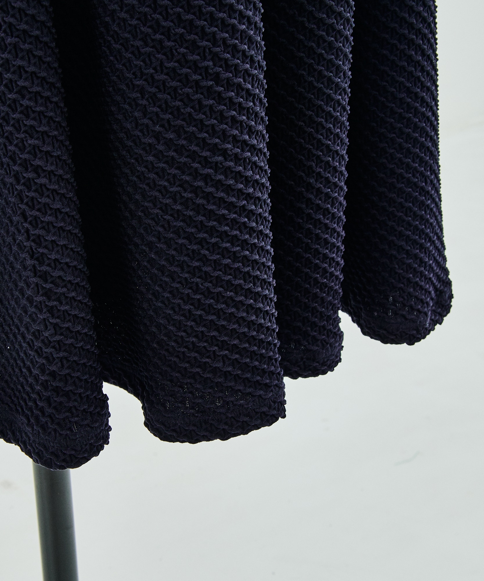 Shirring Jersey Jacquard Pleats Skirt Mame Kurogouchi