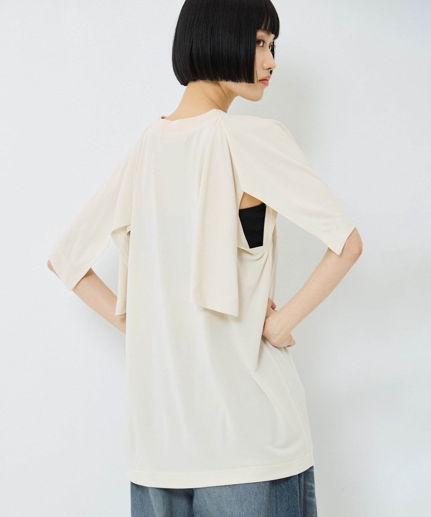 High twist smooth jersey tops TOGA