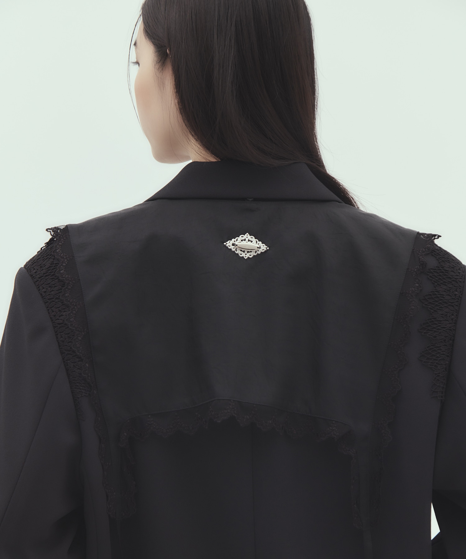 garter collar peaked lapel jacket tanakadaisuke
