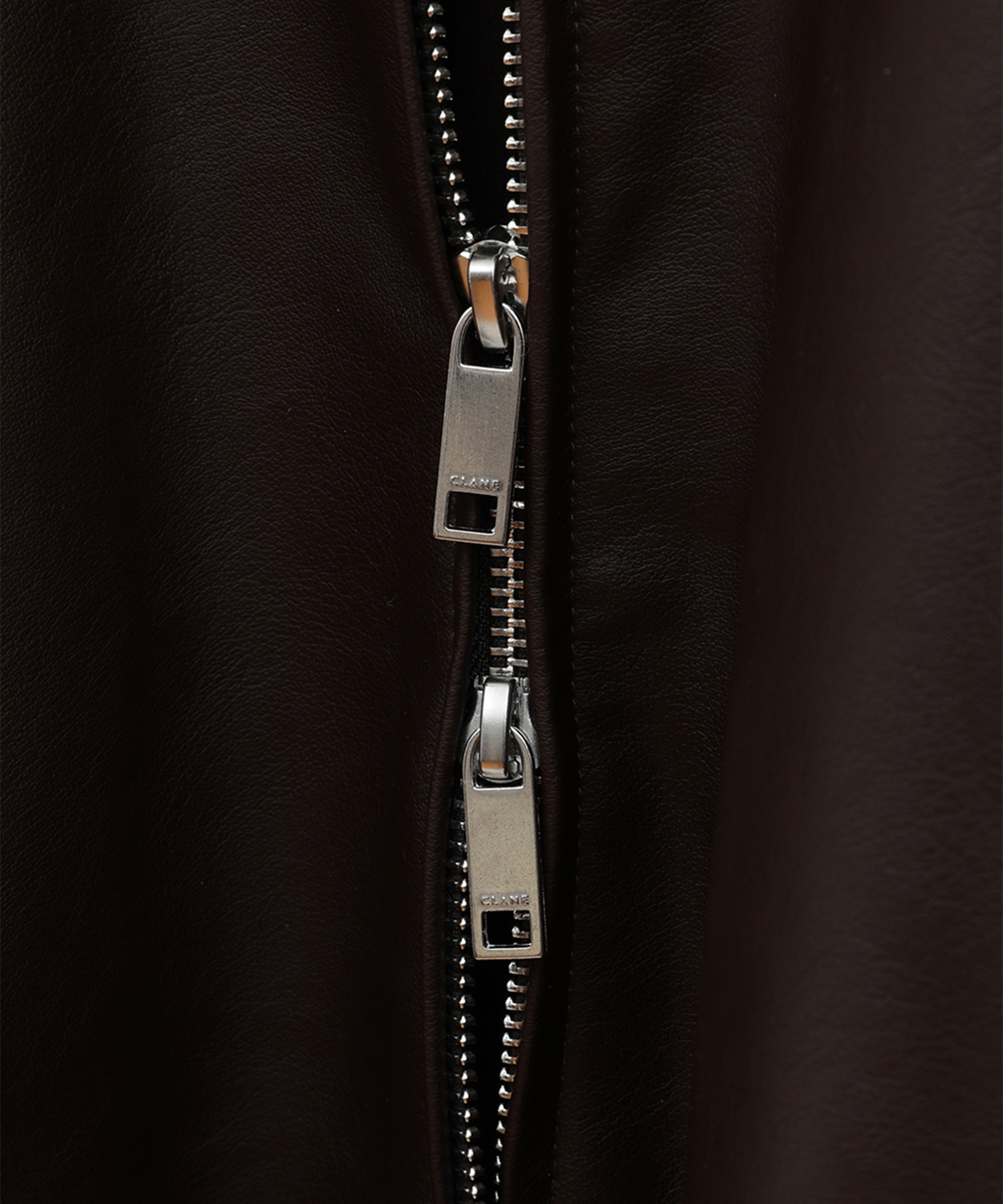 別注 FAKE LEATHER BALLOON JACKET CLANE