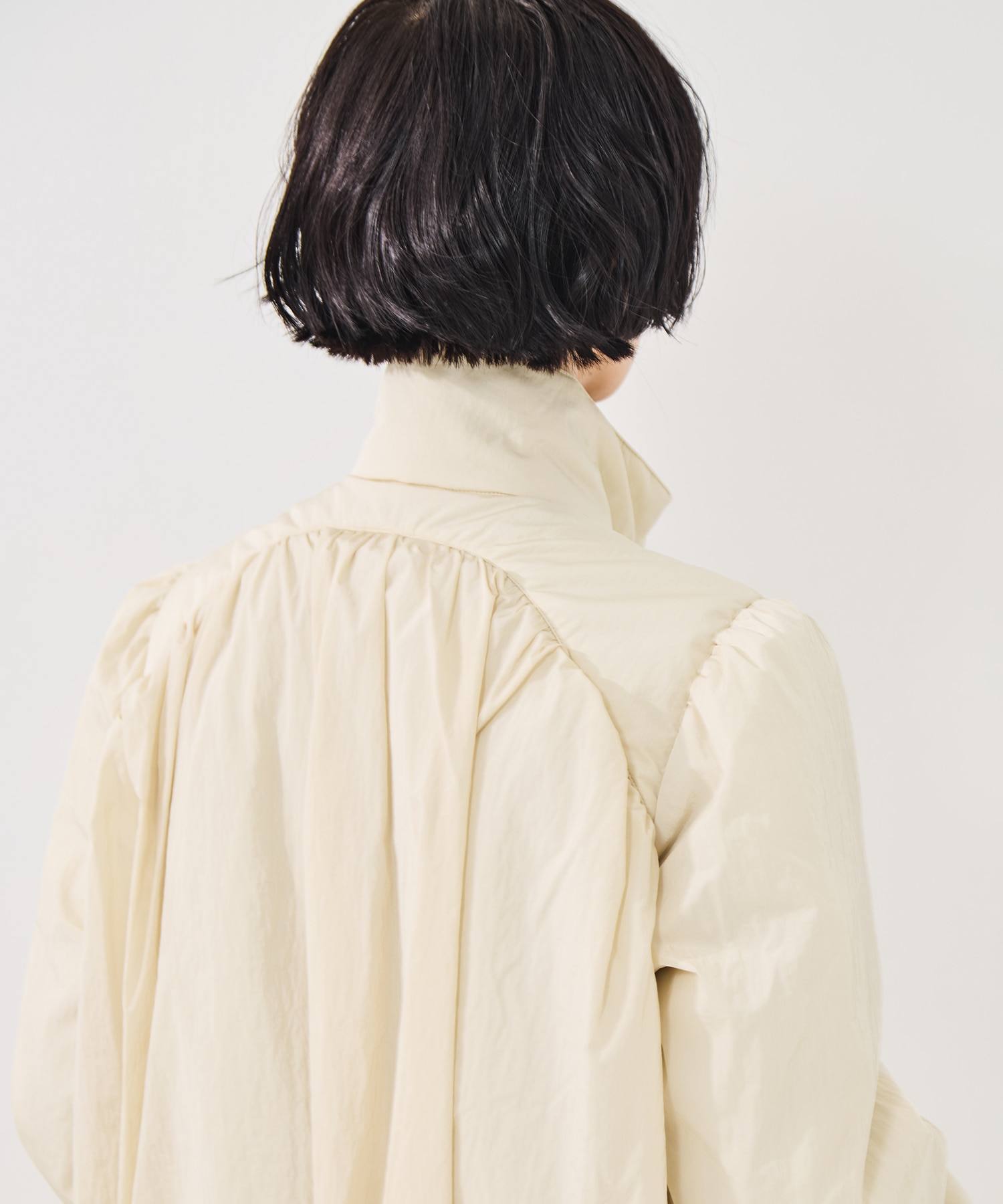 GATHERED PADDED BLOUSON FETICO