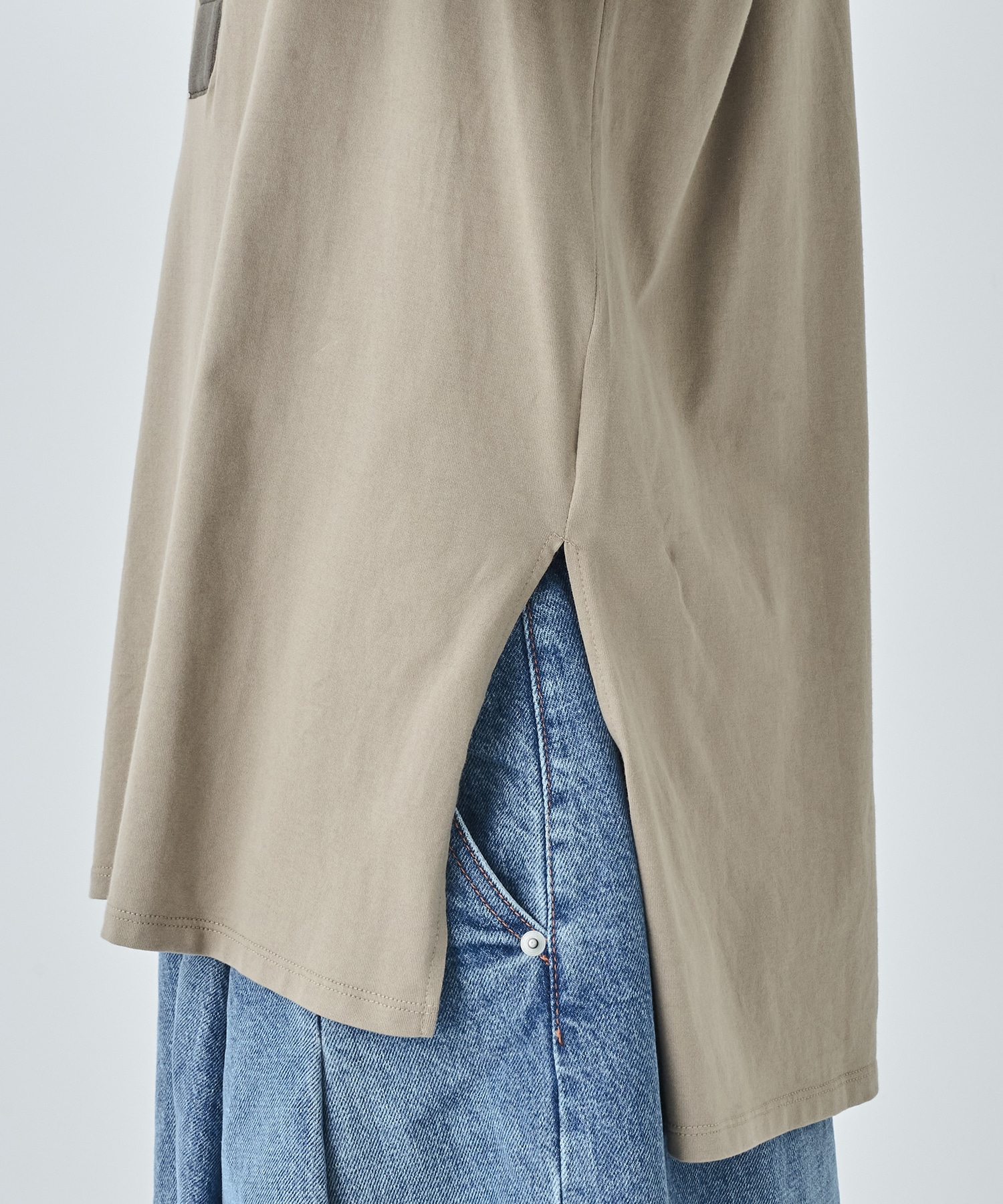 Henley Neck Long Sleeve Shirt MATSUFUJI