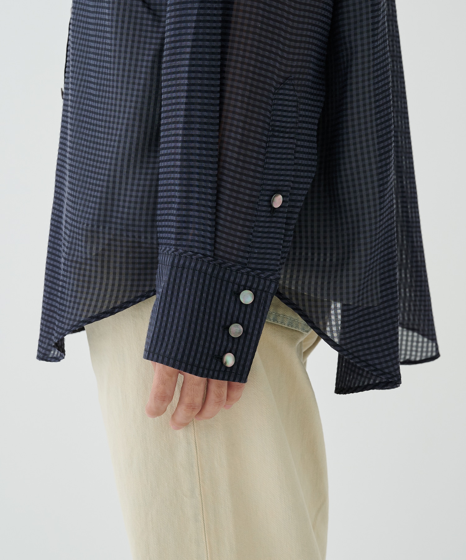 SHEER WESTERN SHIRTS SEVEN BY SEVEN