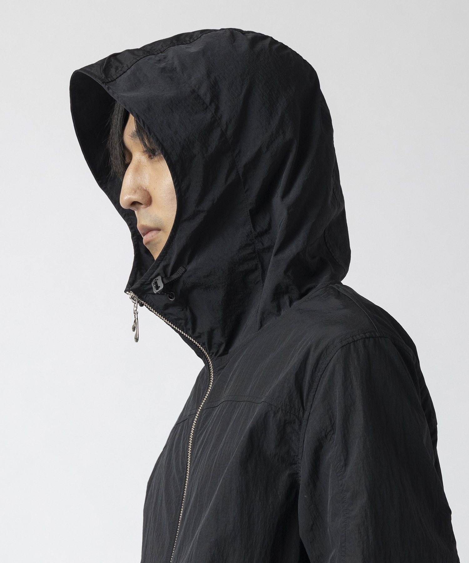 ZIP UP NYLON HOODIE JieDa