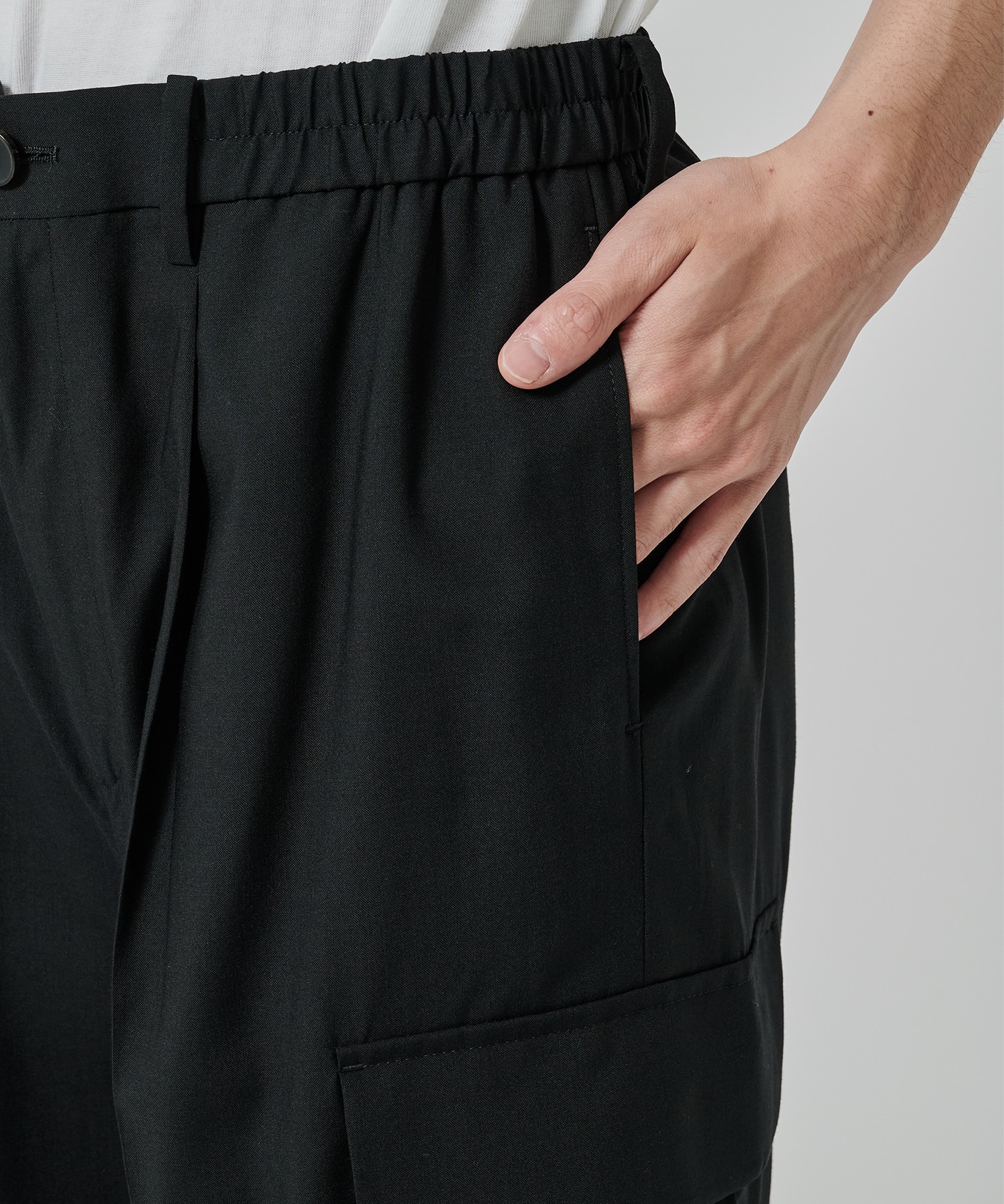 【涼しいウール】COOL WOOL CARGO PANTS STUDIOUS