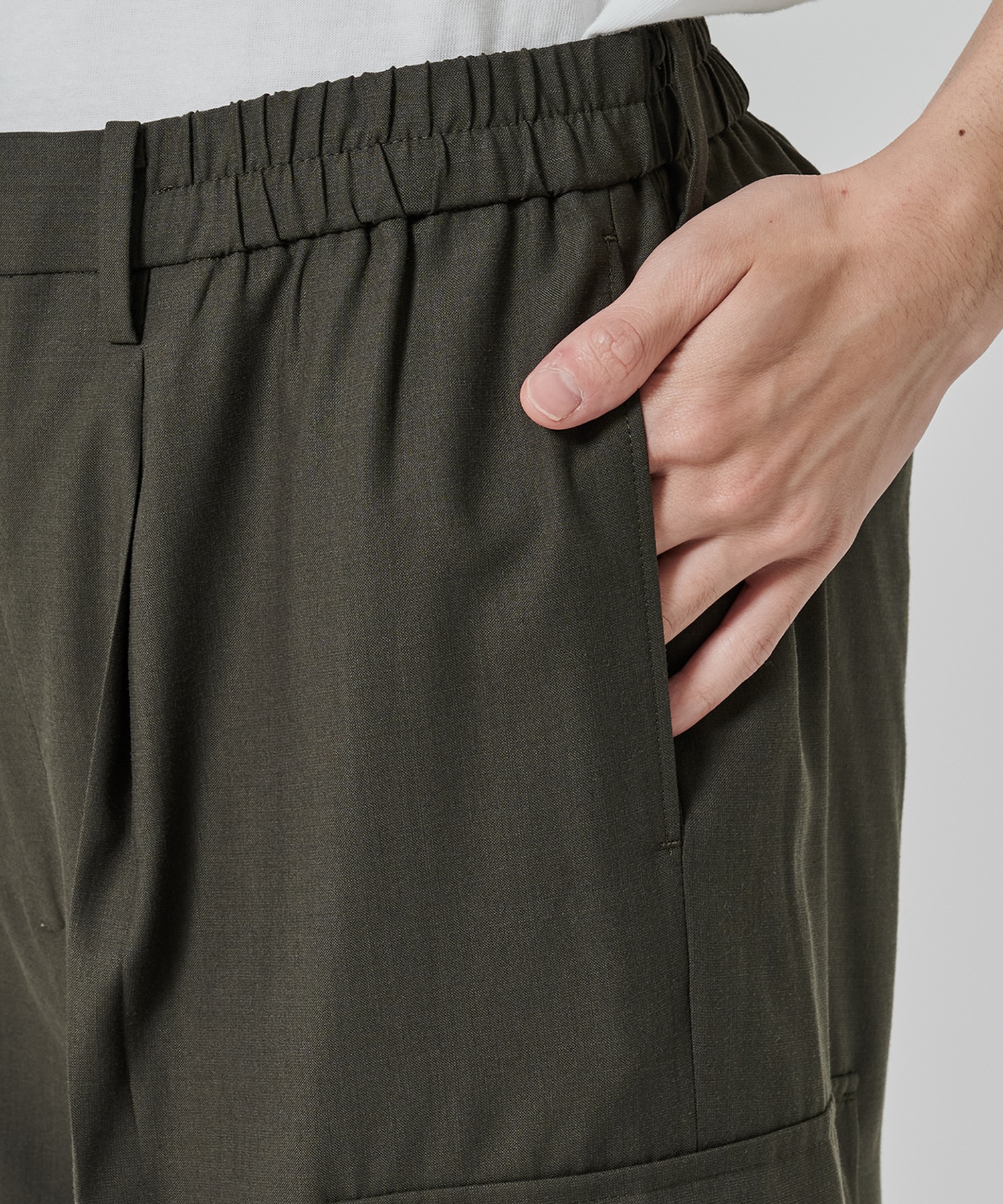 【涼しいウール】COOL WOOL CARGO PANTS STUDIOUS