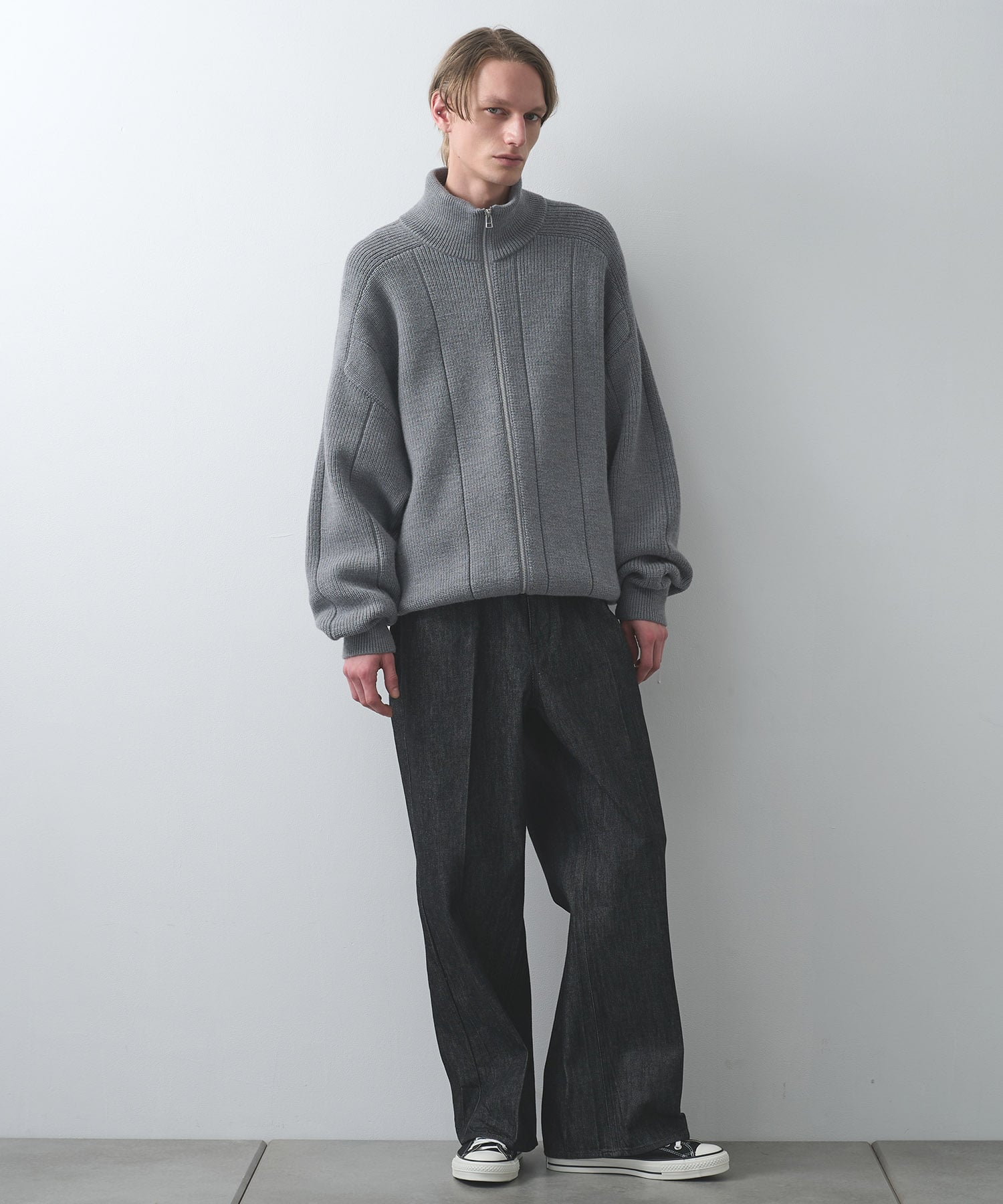 LINTRACK WIDE DENIM TROUSERS STUDIOUS