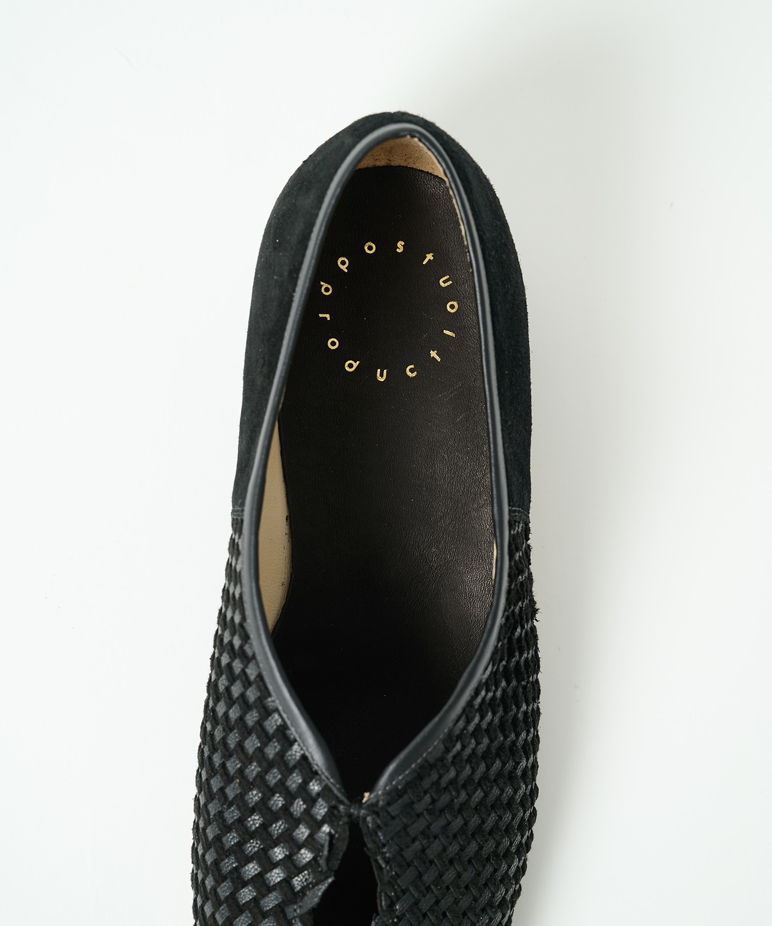 Tear Pumps Mesh Goat Suede Post Production