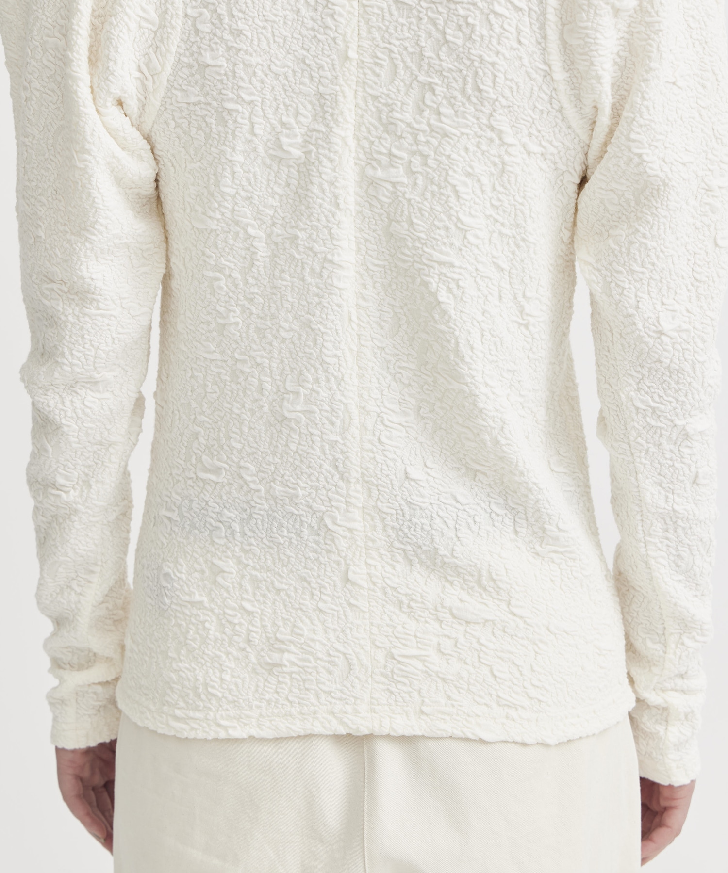 Mutton Sleeve Stretch Lace Top STUDIOUS