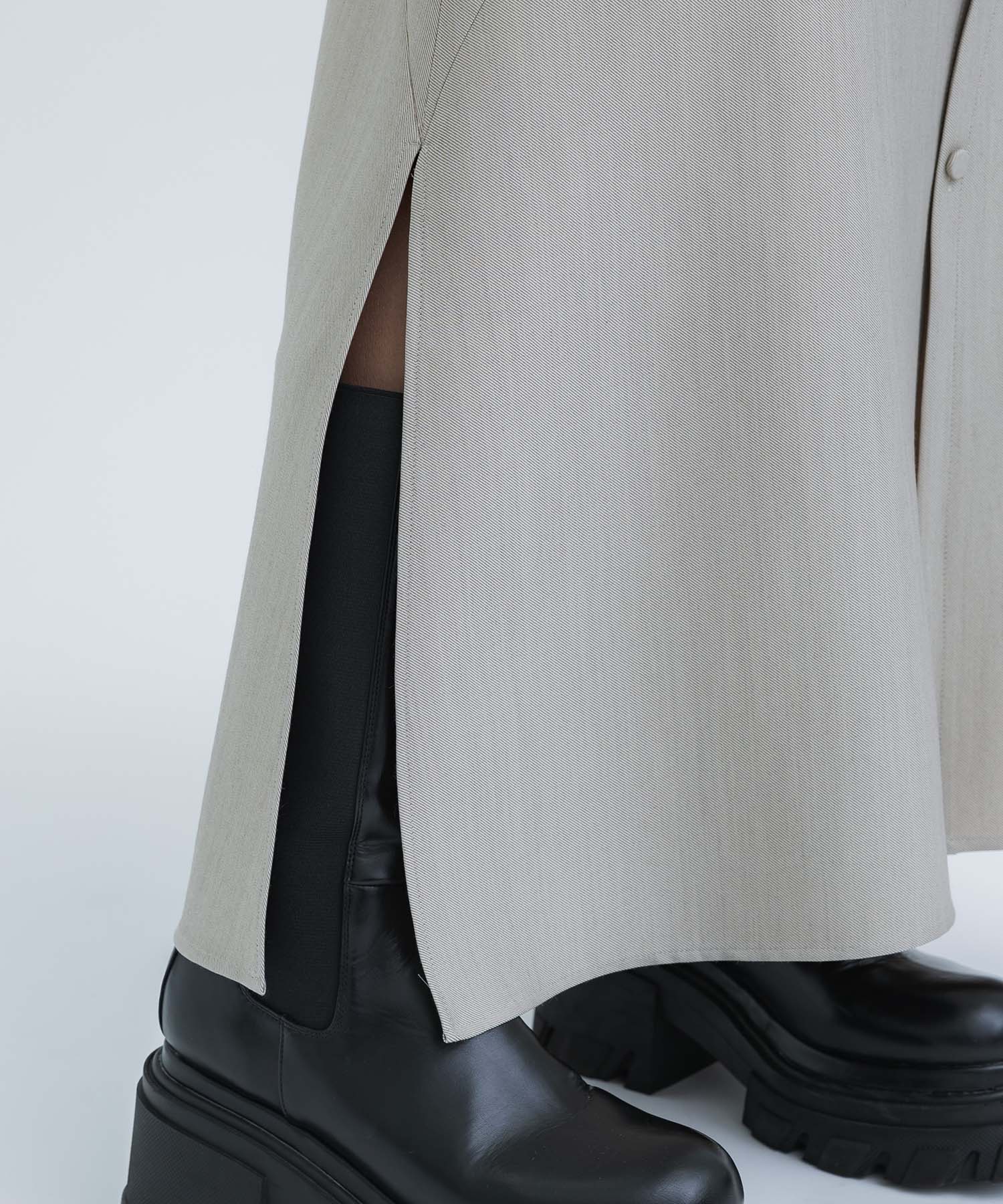 Wave Slashed Skirt STUDIOUS