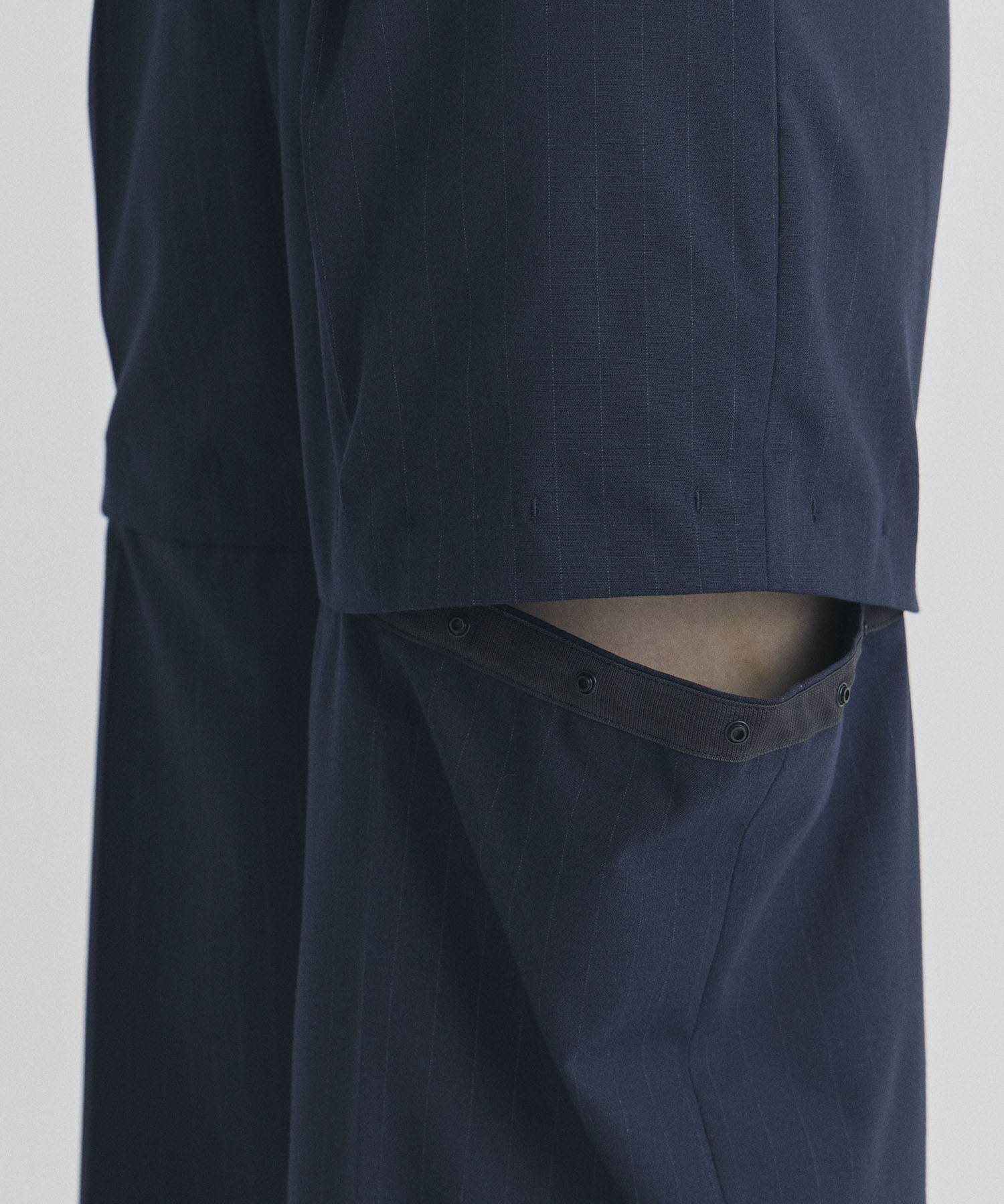 Pinstripe 2way Length Trousers STUDIOUS