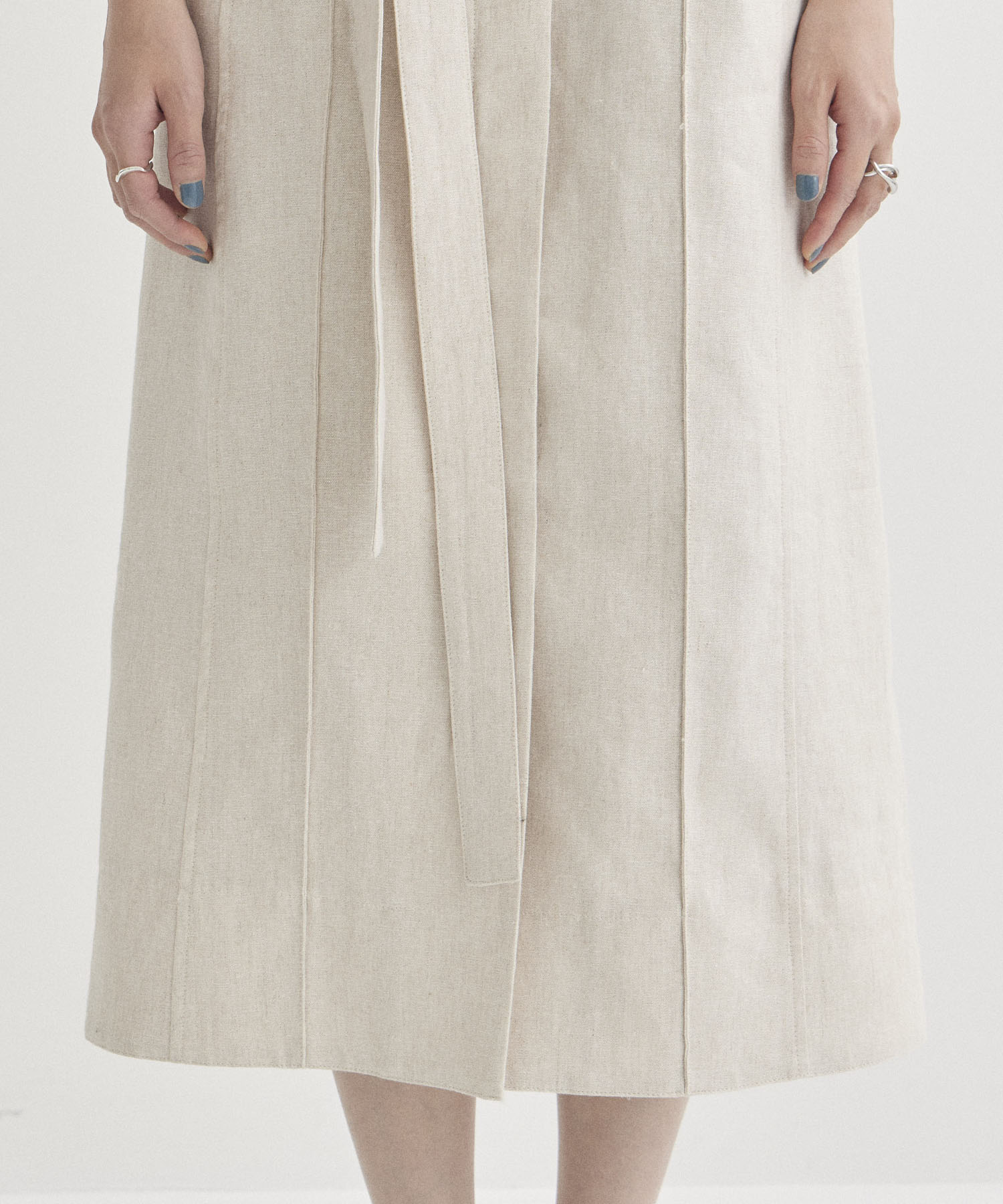 Tailored Linen Gilet Dress STUDIOUS