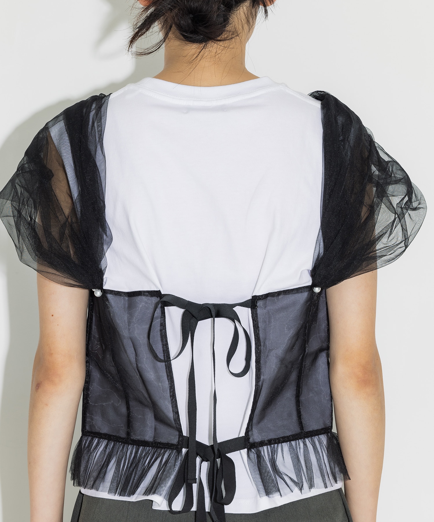 別注Tulle Corsert T-shirt VIVIANO