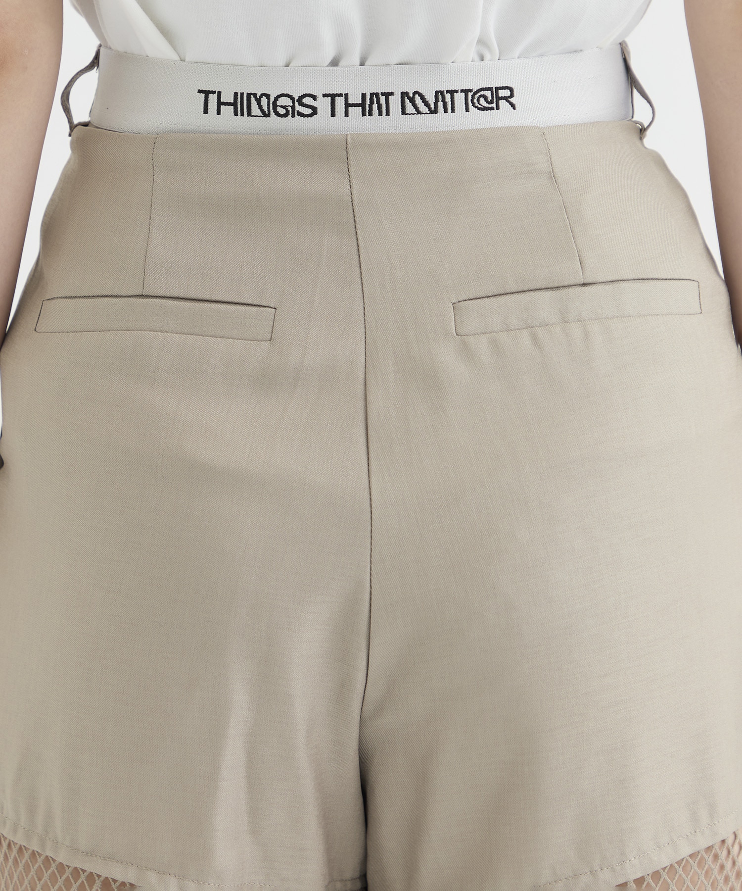 別注メッシュ切替麻調ビエラワークパンツ THINGS THAT MATTER