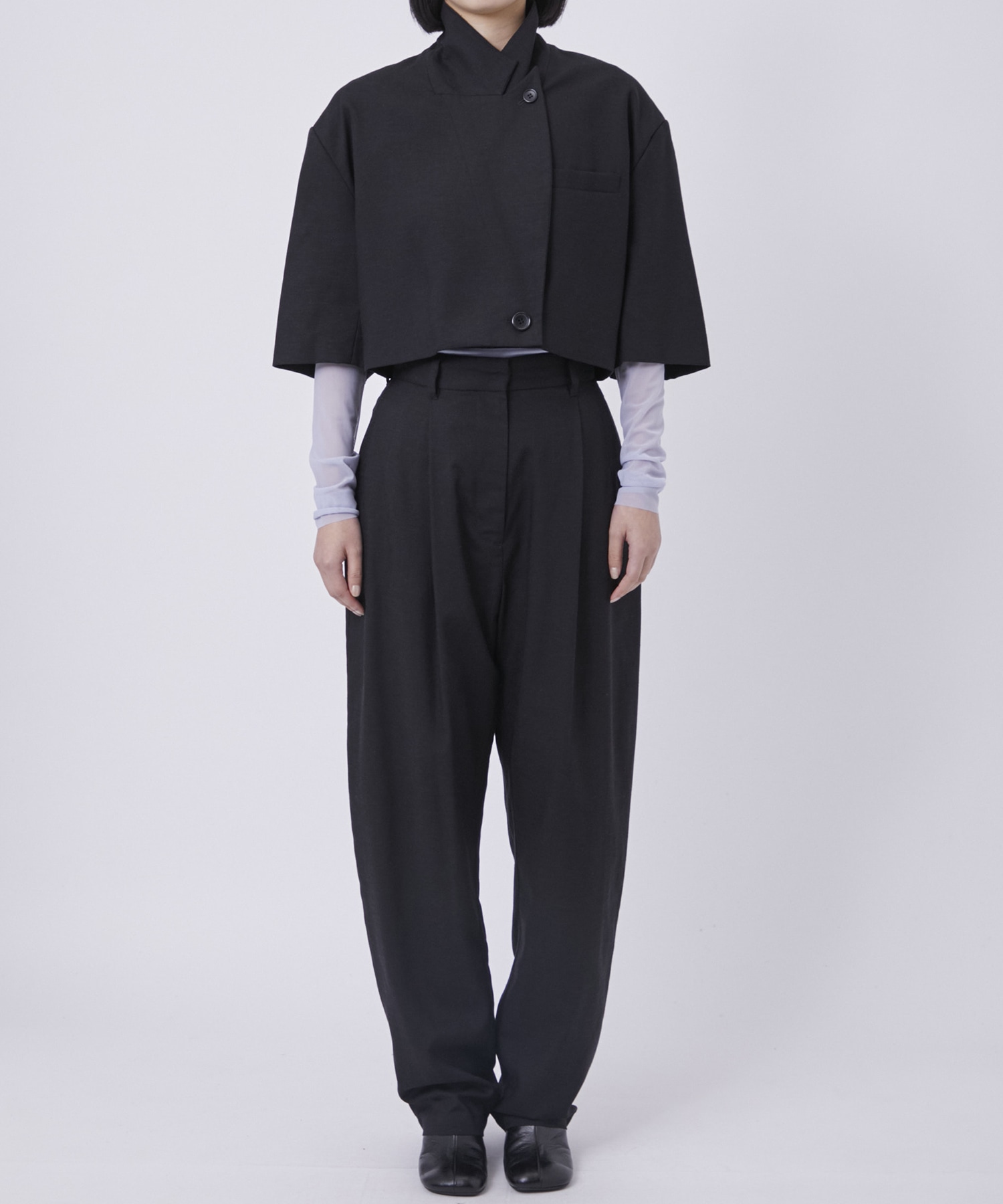 CROPPED TAILRED JACKET CLANE