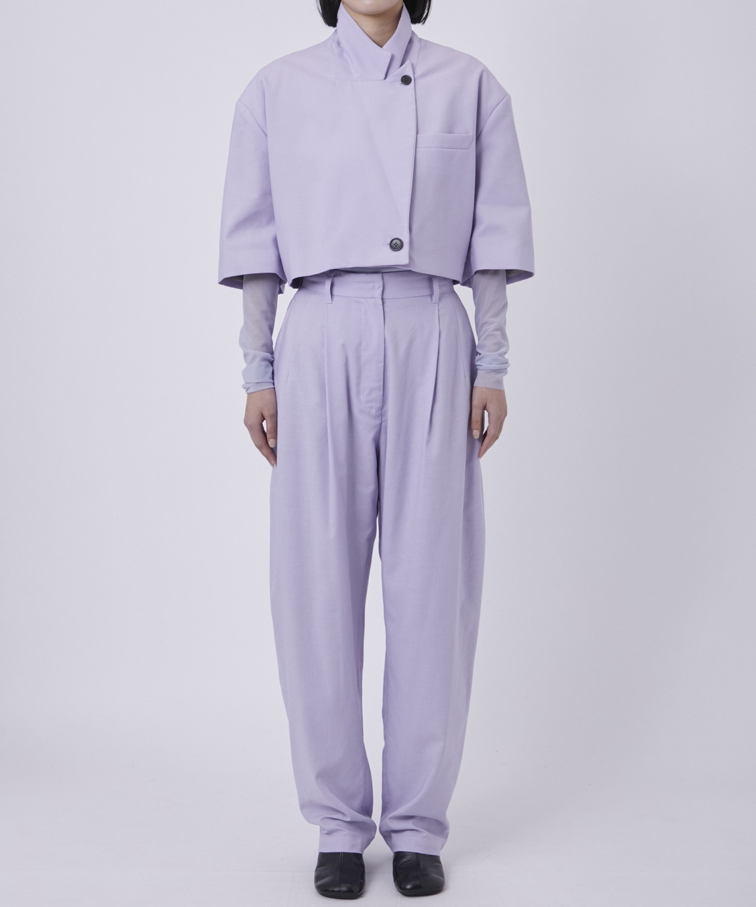 CROPPED TAILRED JACKET CLANE