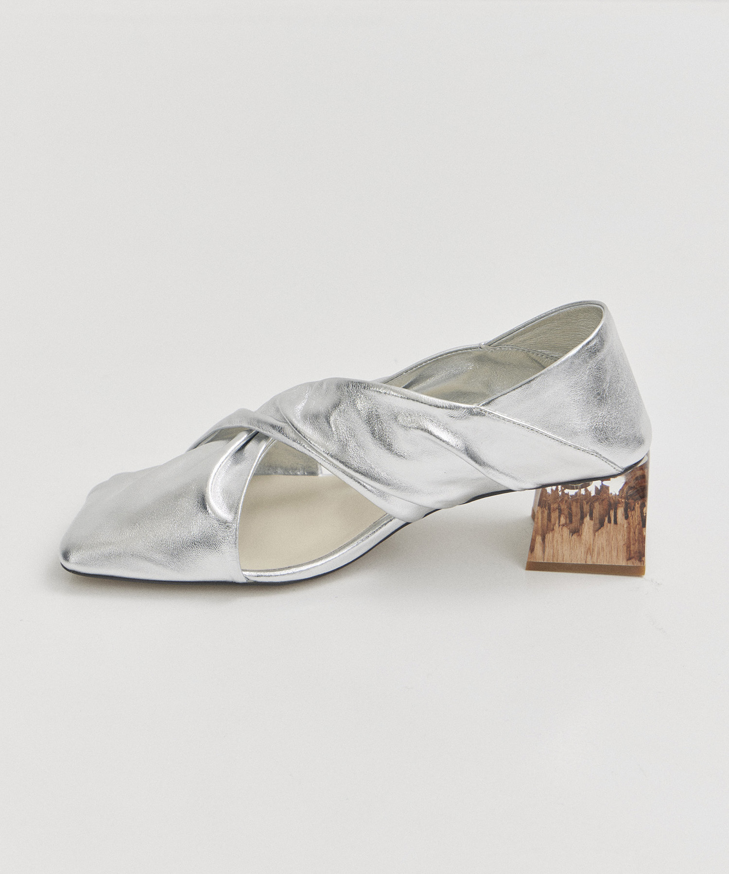 HEIDI LEATHER PUMPS ALM