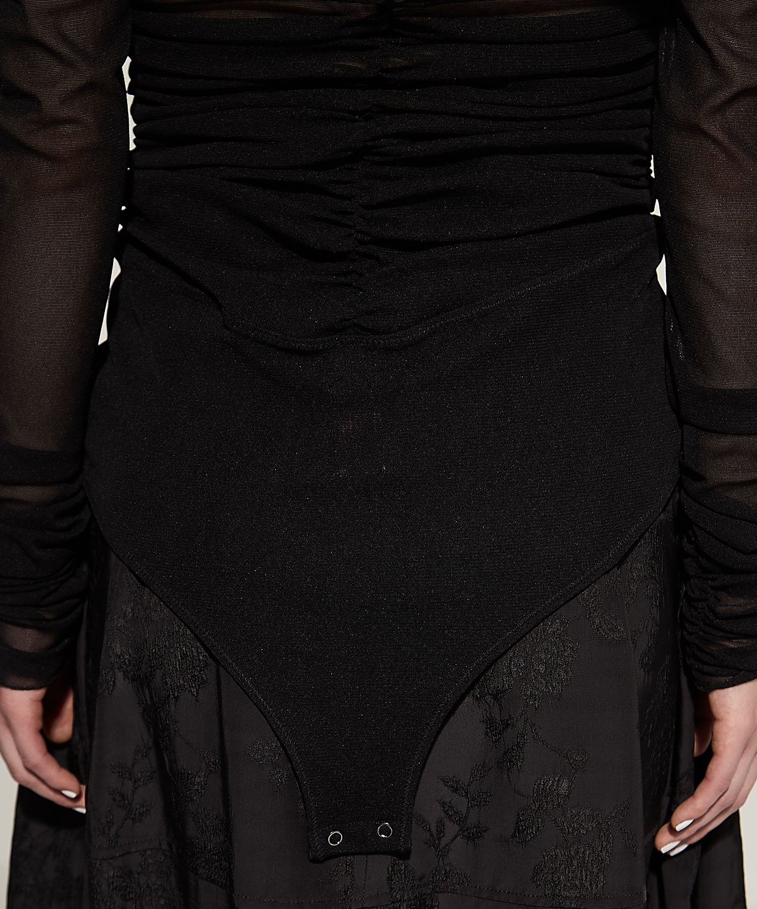 TULLE FRILLED BODYSUIT FETICO