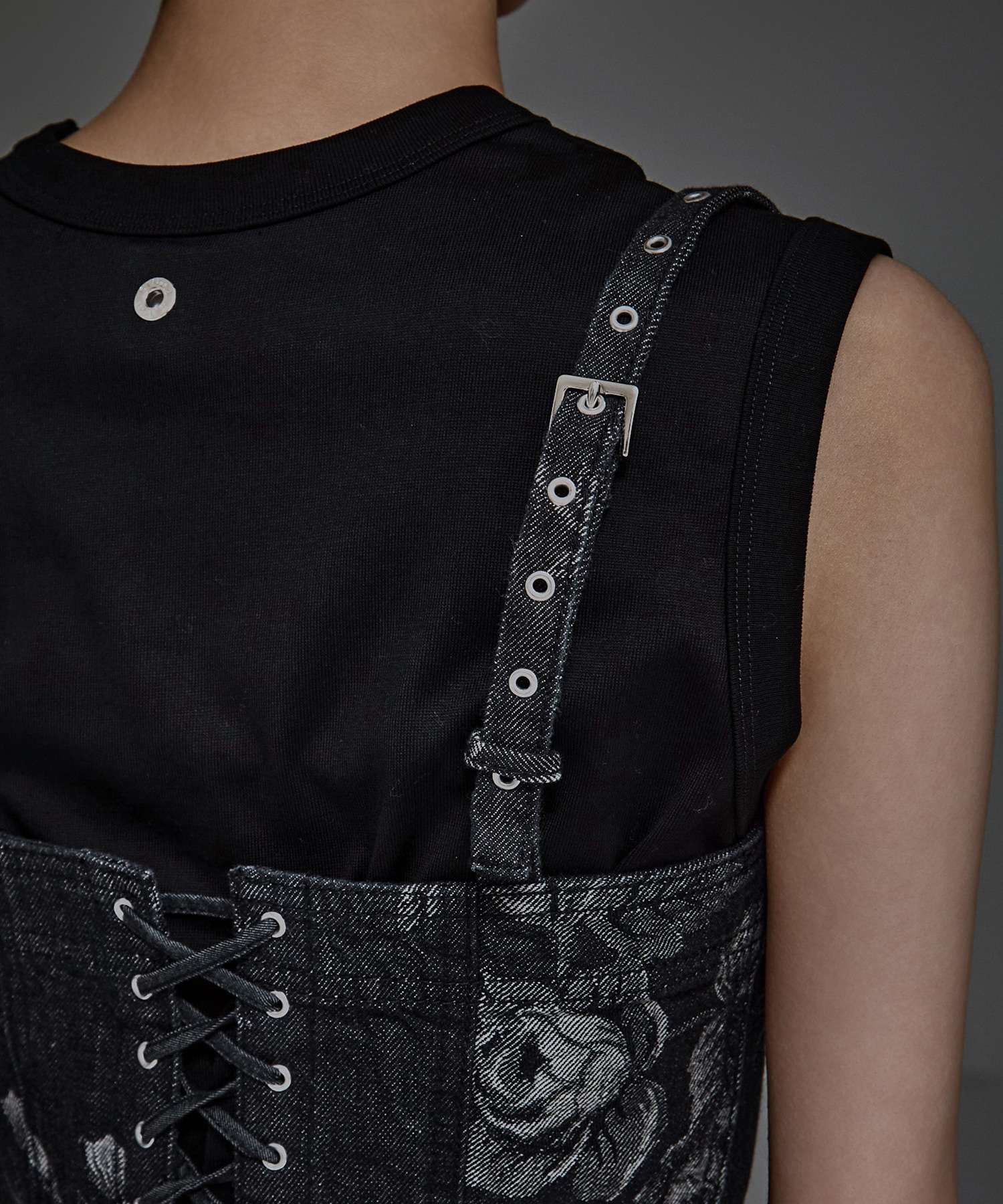 別注ROSE DENIM BUSTIER FETICO