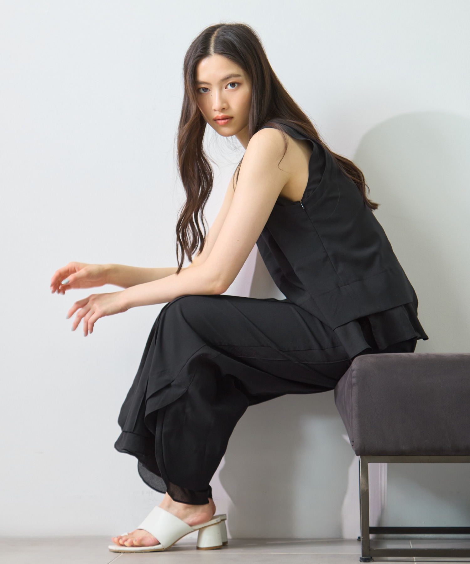 Sheer Layered Trousers STUDIOUS