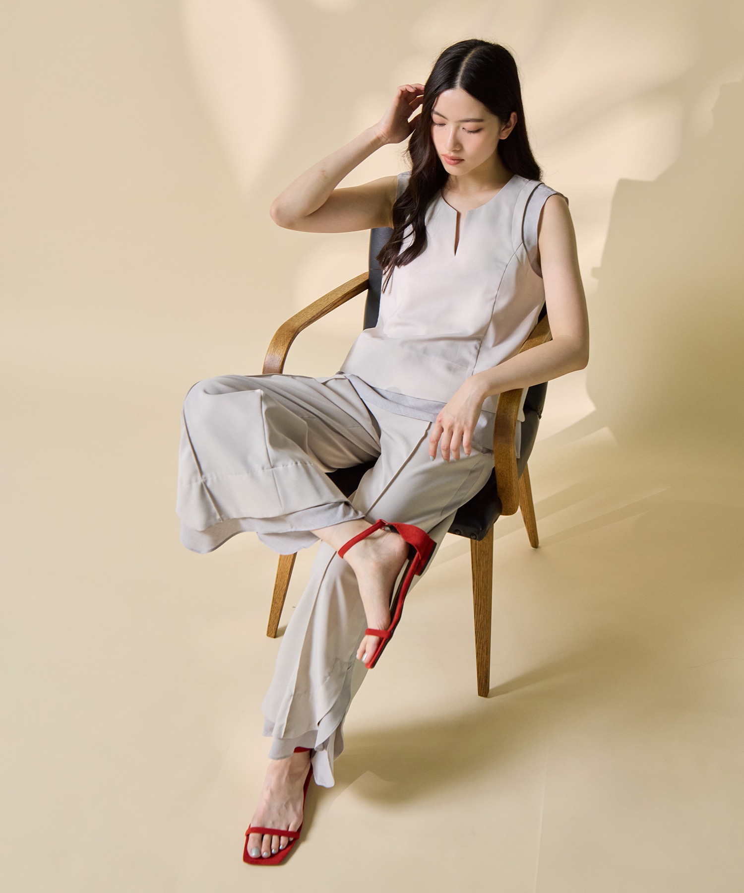 Sheer Layered Trousers STUDIOUS