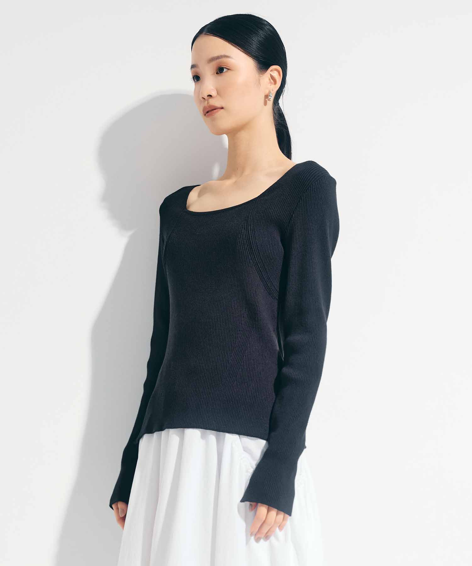 SQUARE RIB KNIT STUDIOUS