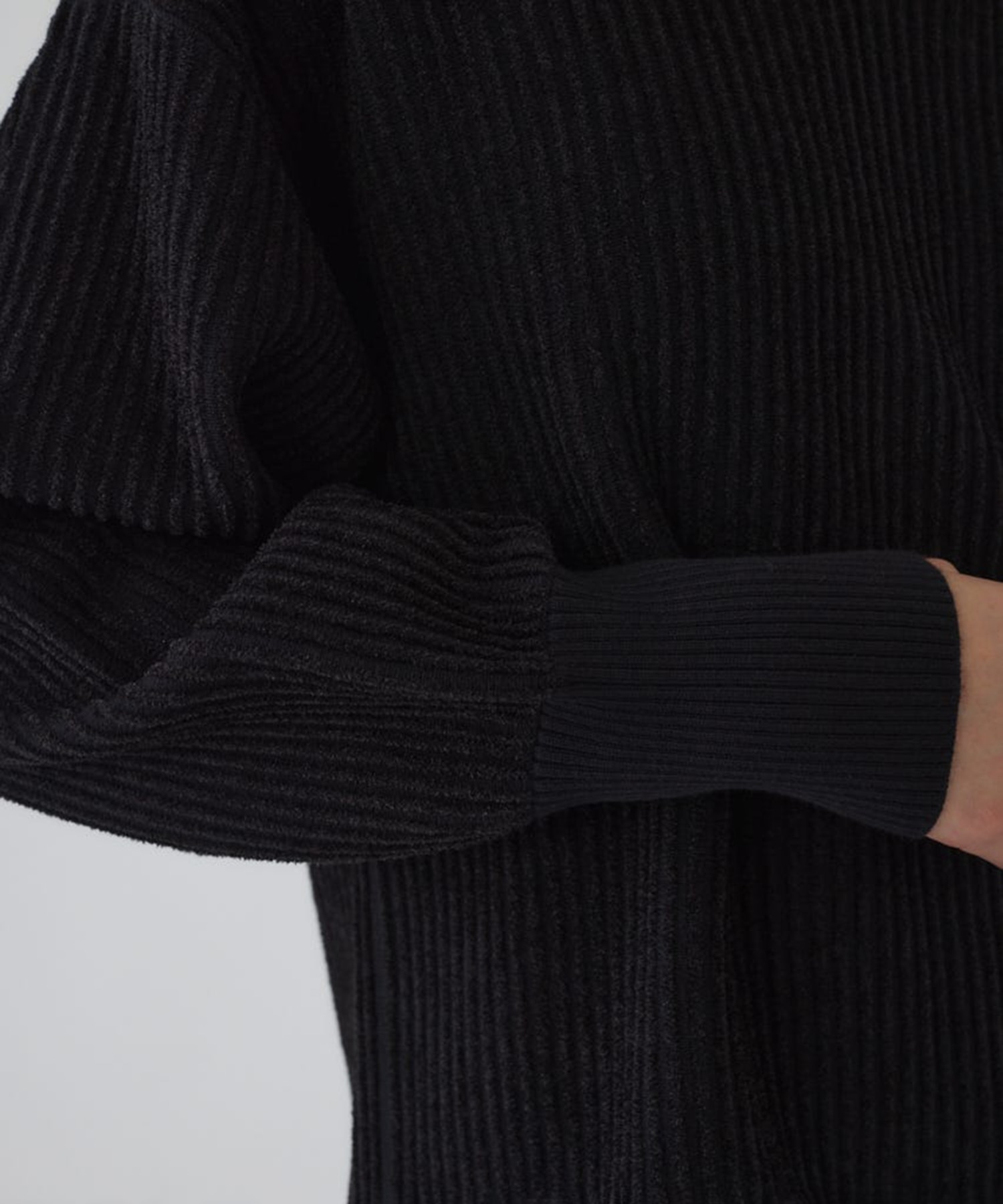 Basic coller rib pullover RIM.ARK