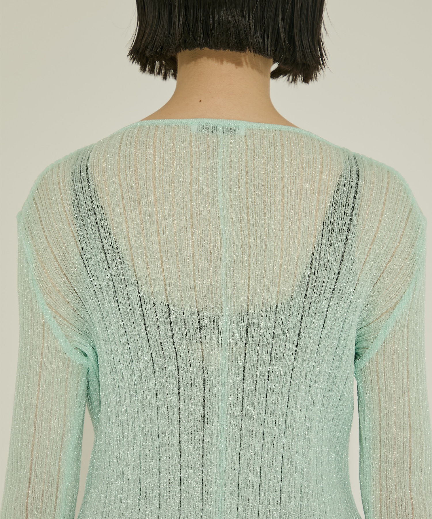 SHEER RANDOM LIB KNIT STUDIOUS