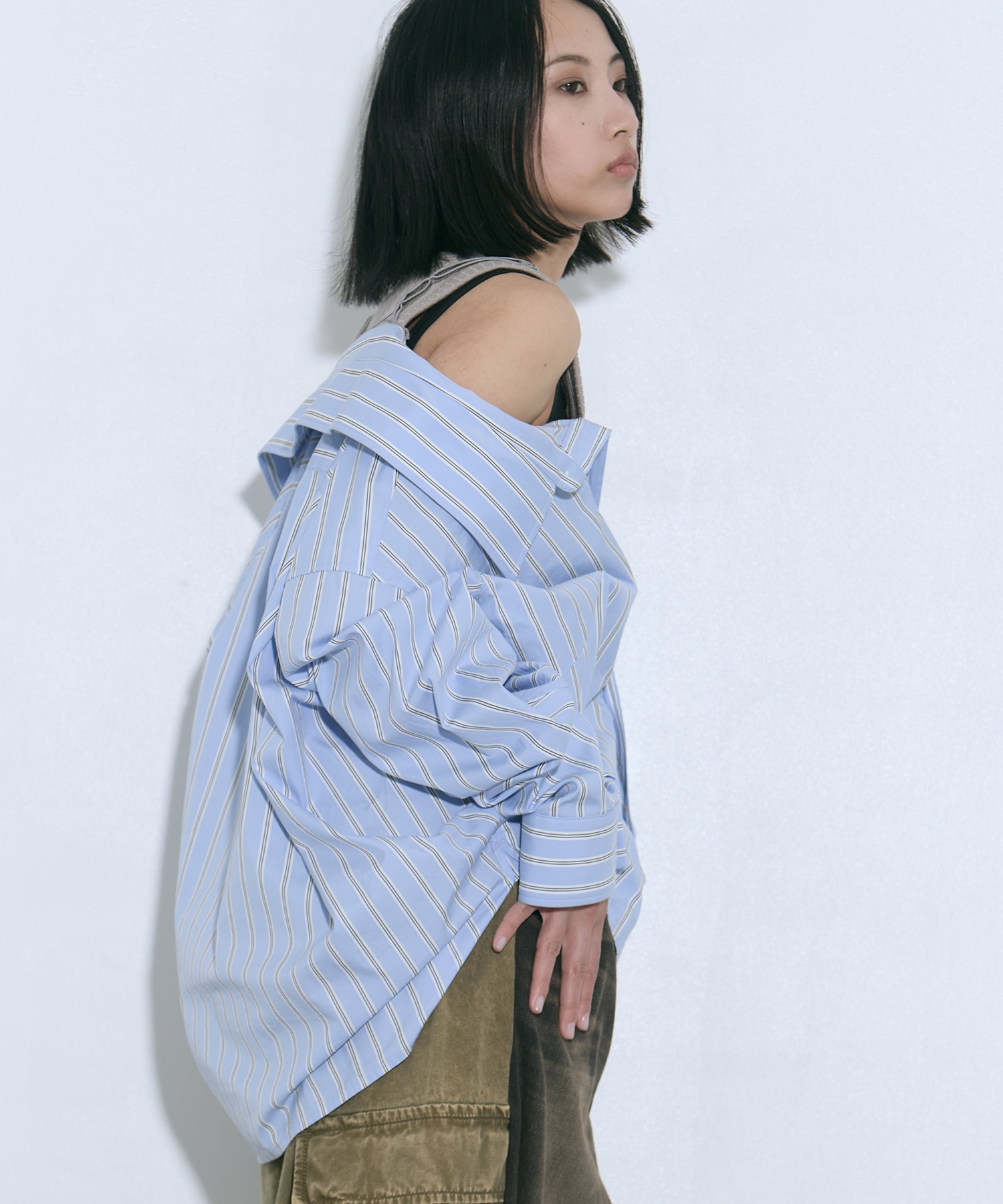 LAYERED STRIPE SHIRTS Maison MIHARA YASUHIRO