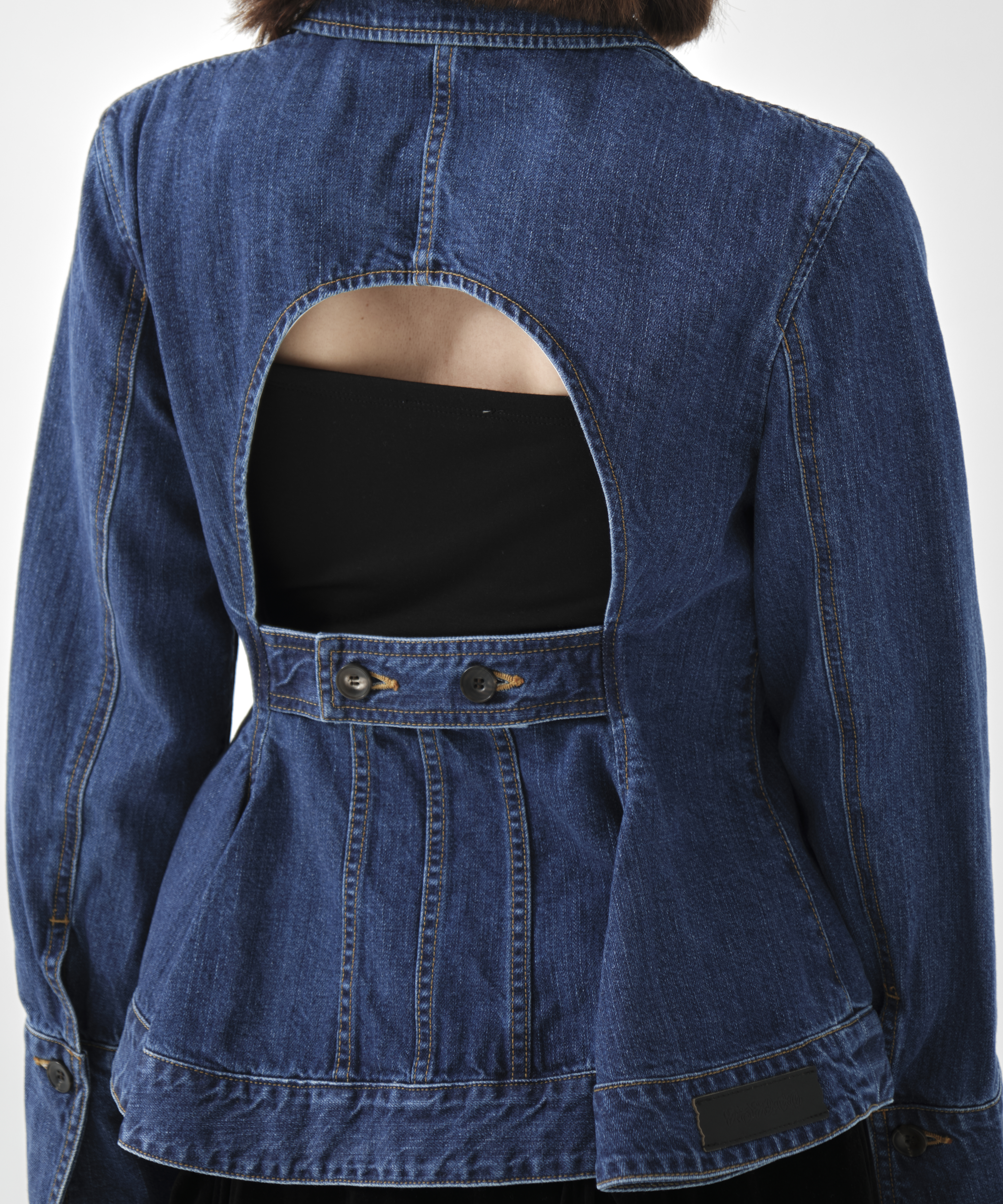 ORGANIC COTTON TAILORED DENIM JACKET FETICO