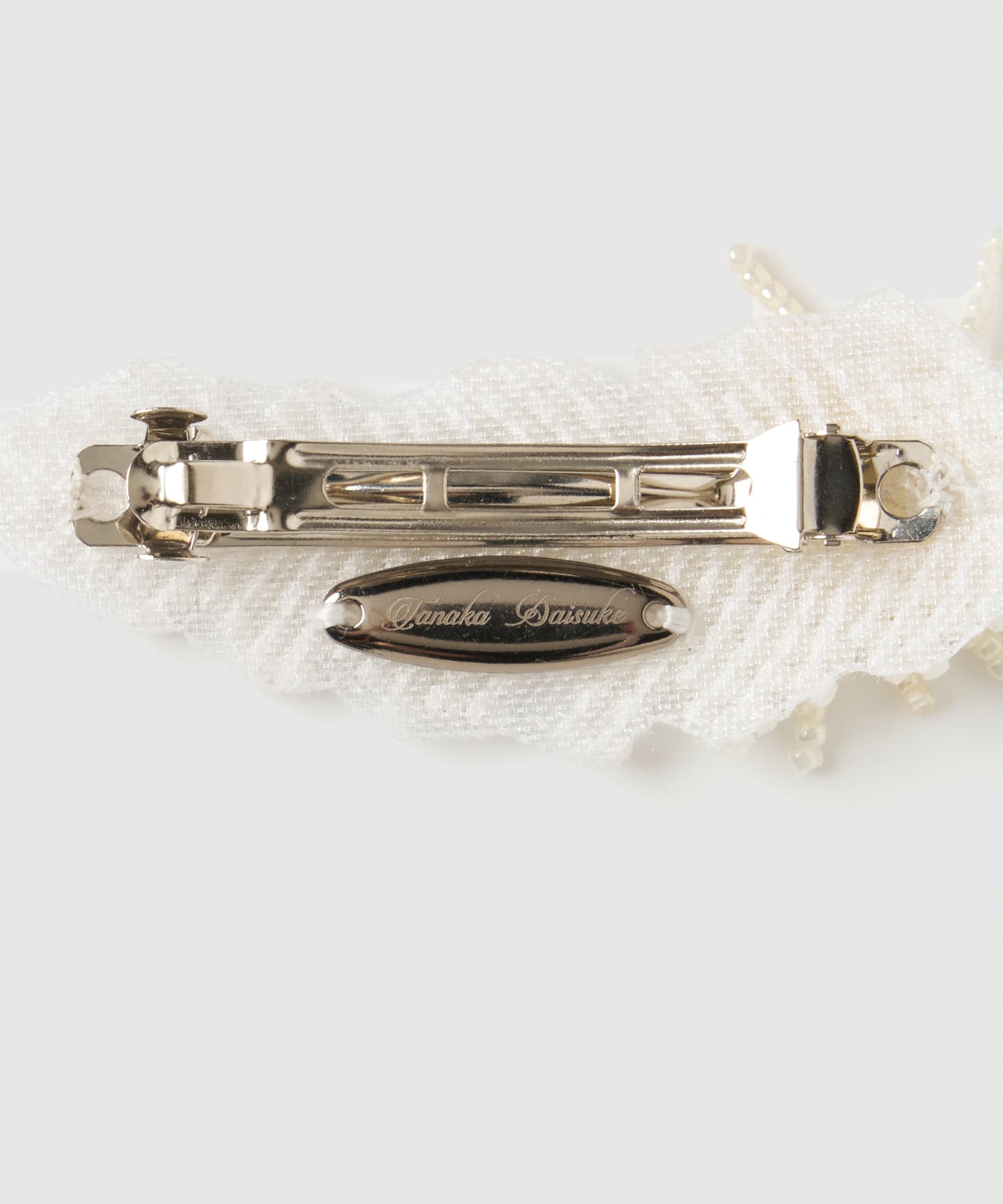 feather beads barrette (right) tanakadaisuke
