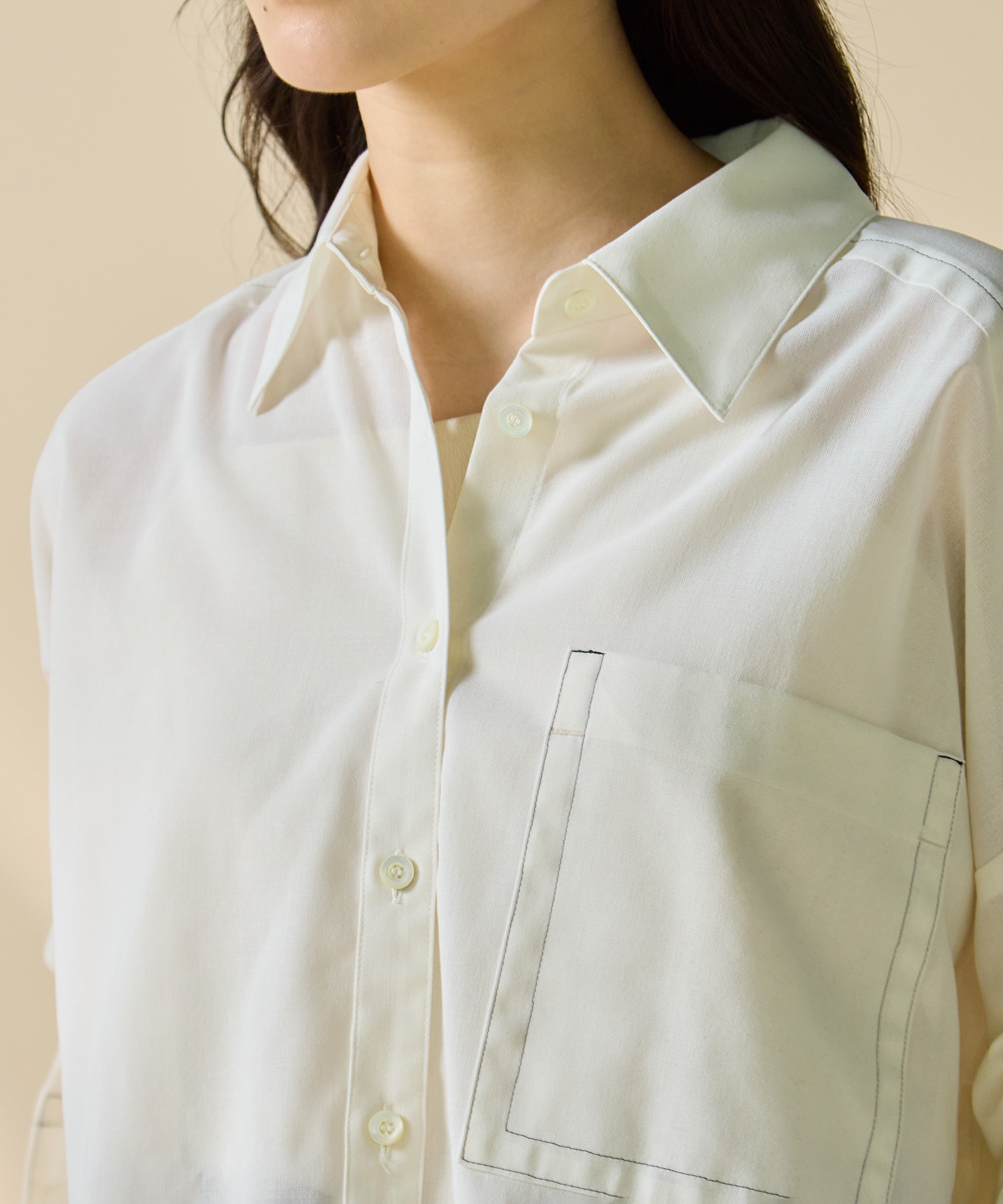 Matte Sheer Over Shirt STUDIOUS