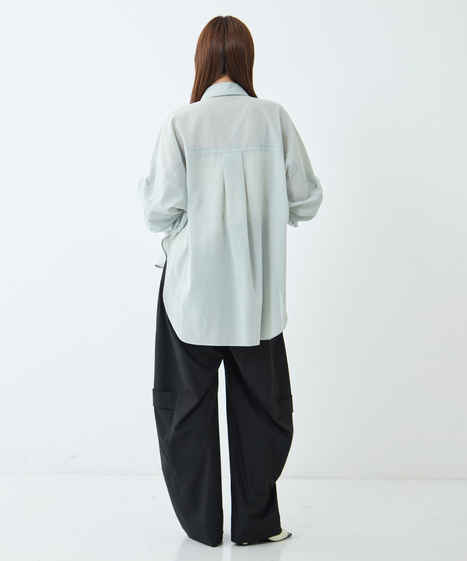 Matte Sheer Over Shirt STUDIOUS