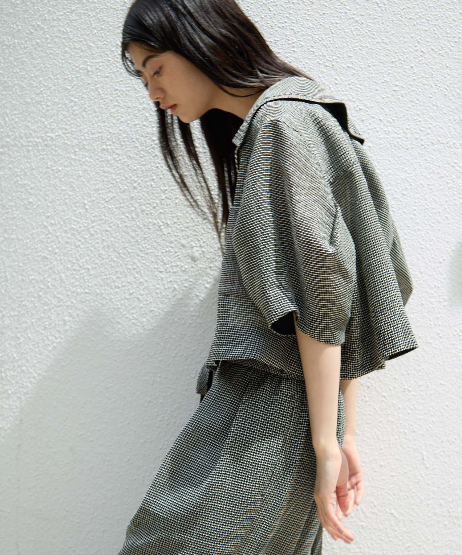 Washable Mesh Blouson STUDIOUS
