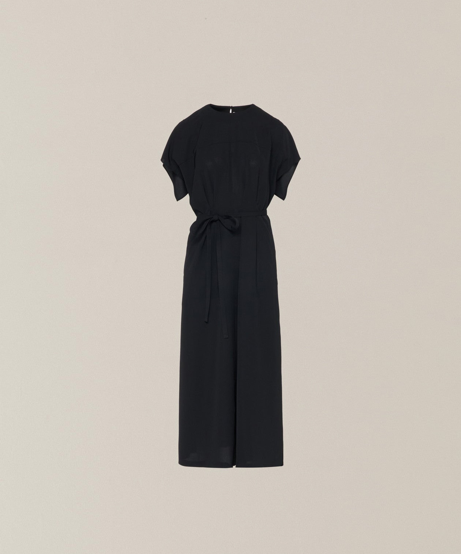 Selina back cape dress AKIRANAKA