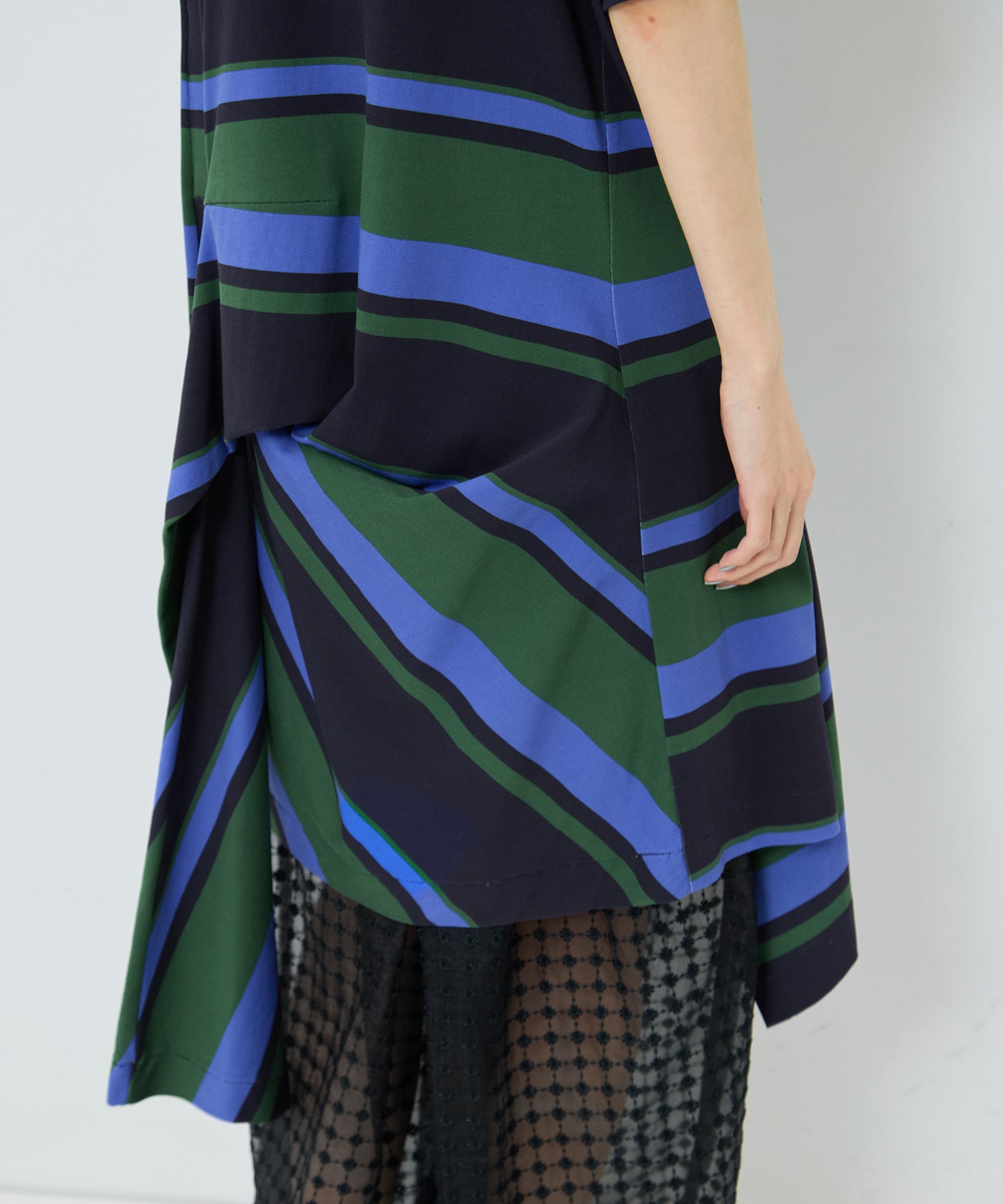 Border print dress TOGA