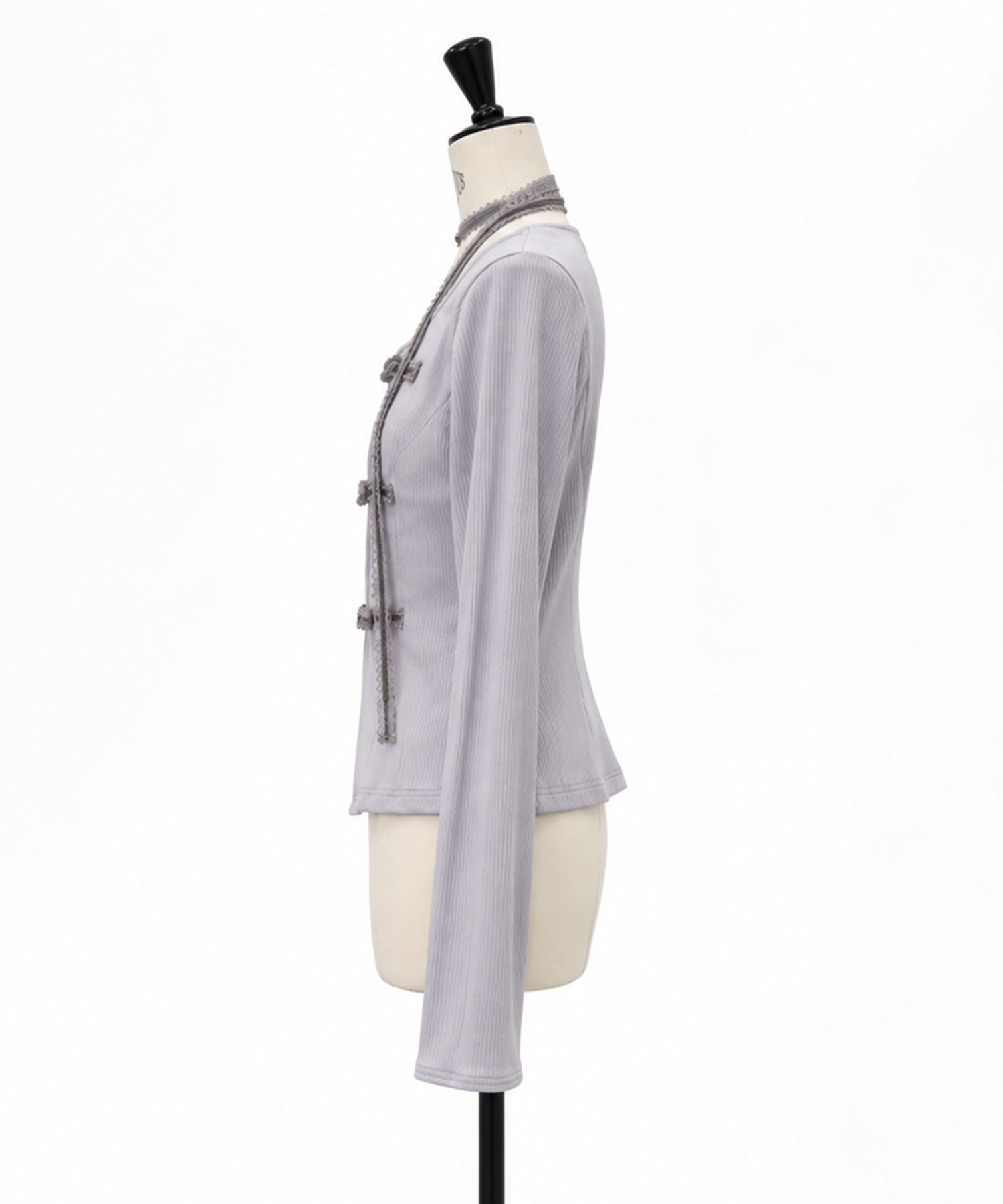 別注 choker ribbon cardigan tanakadaisuke