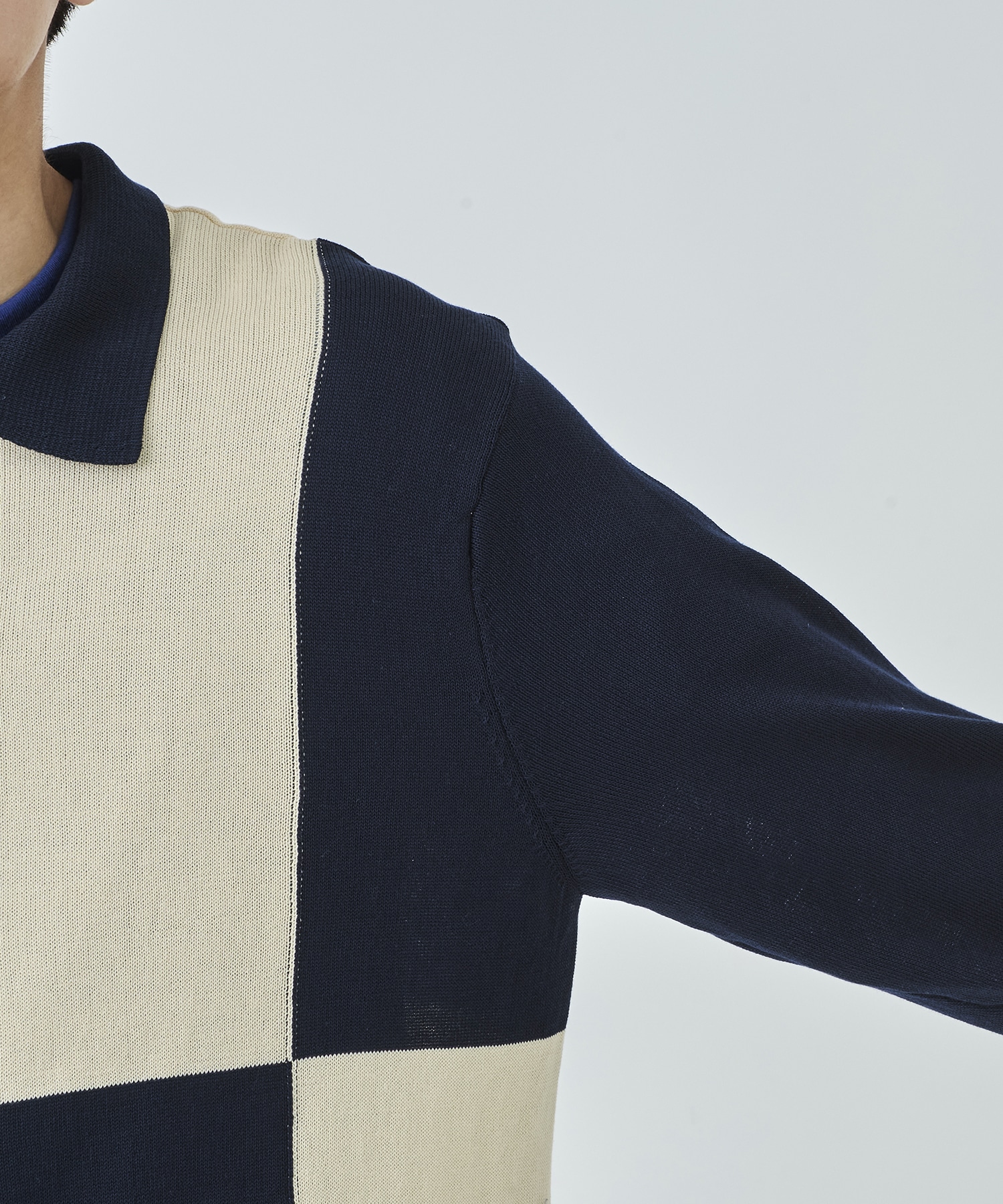 ALL BLUES BUTTON UP SWEATER Name.