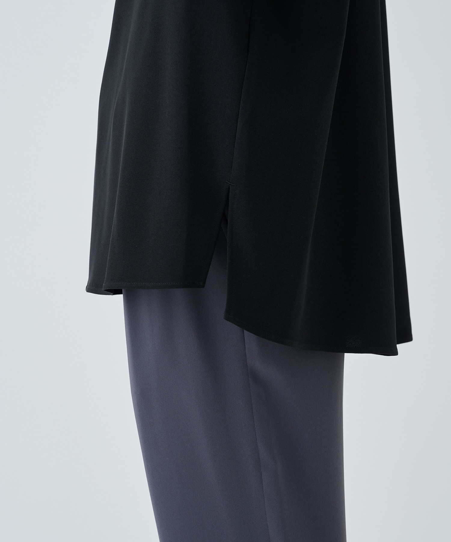 Stretch Twill   Front Fly Like Short Sleeve Shirt CULLNI