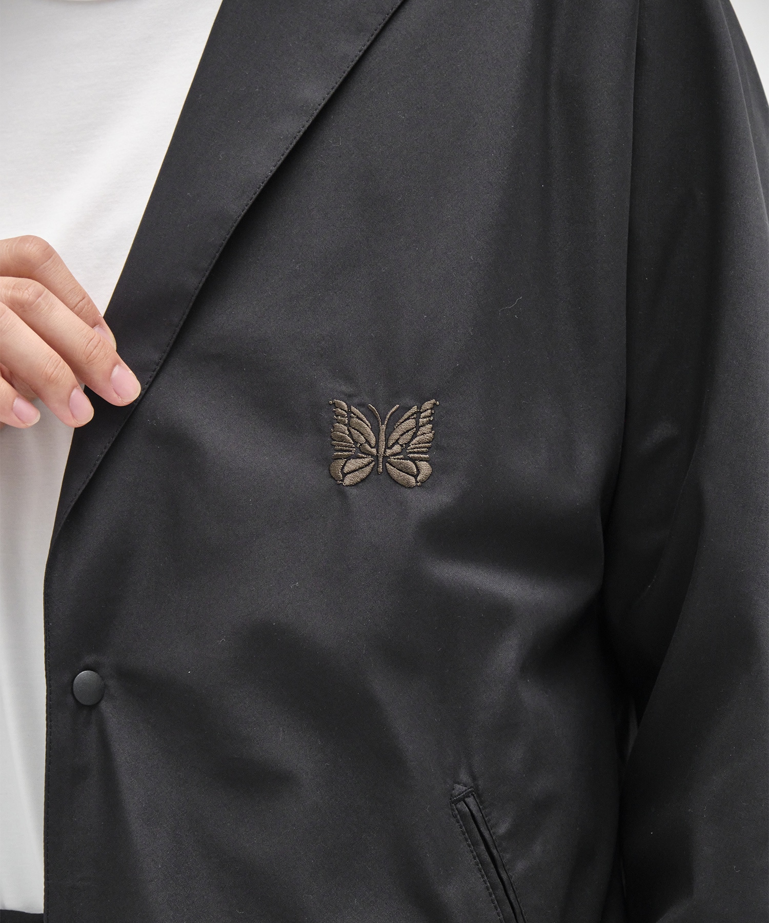 〈別注〉Miles Jacket - Poly Brushed Taffeta NEEDLES