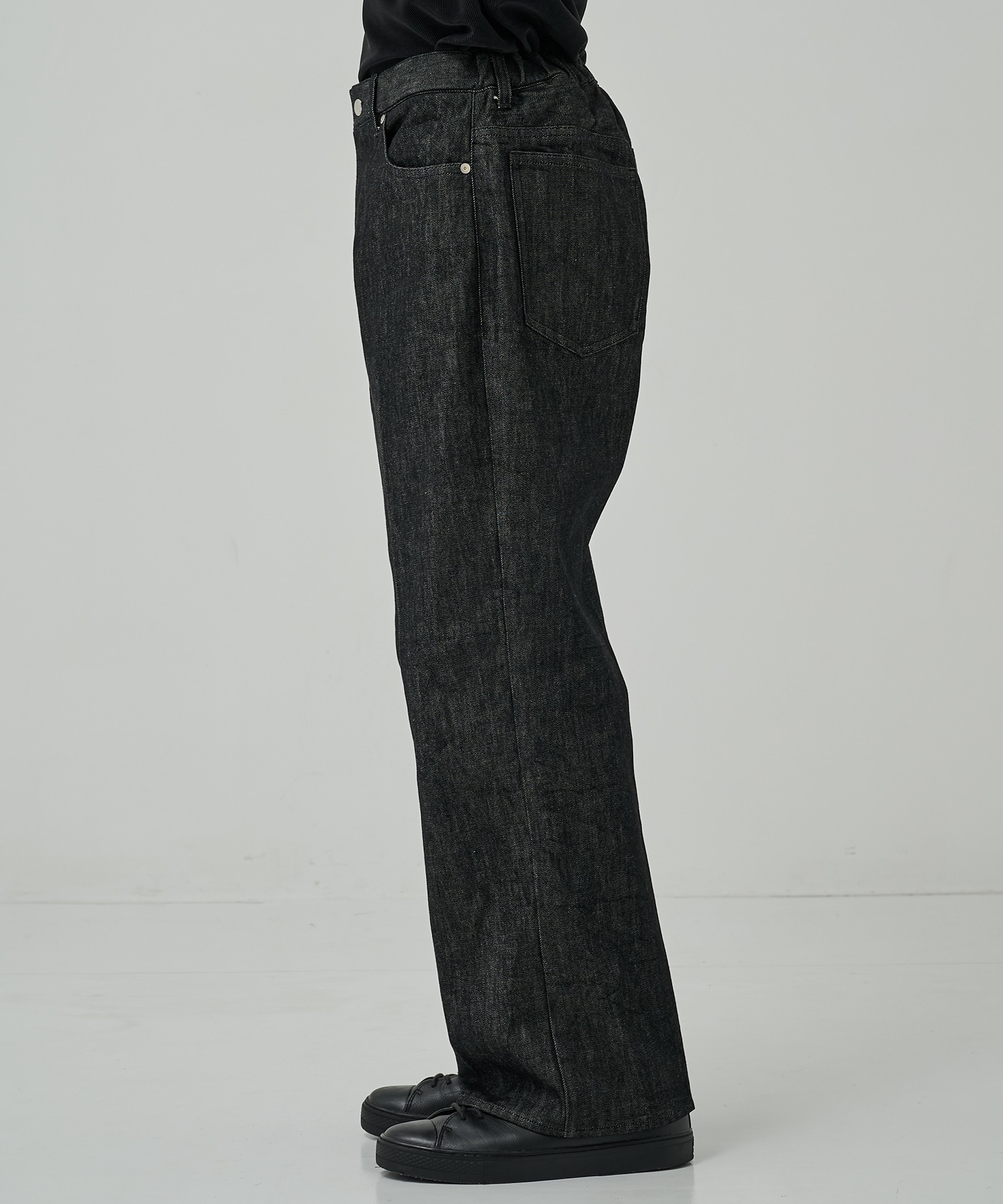 LINTRACK WIDE DENIM TROUSERS STUDIOUS